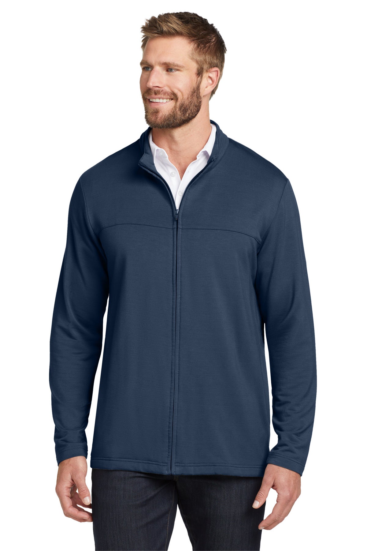 Custom Embroidered - TravisMathew Newport Full-Zip Fleece. TM1MU420