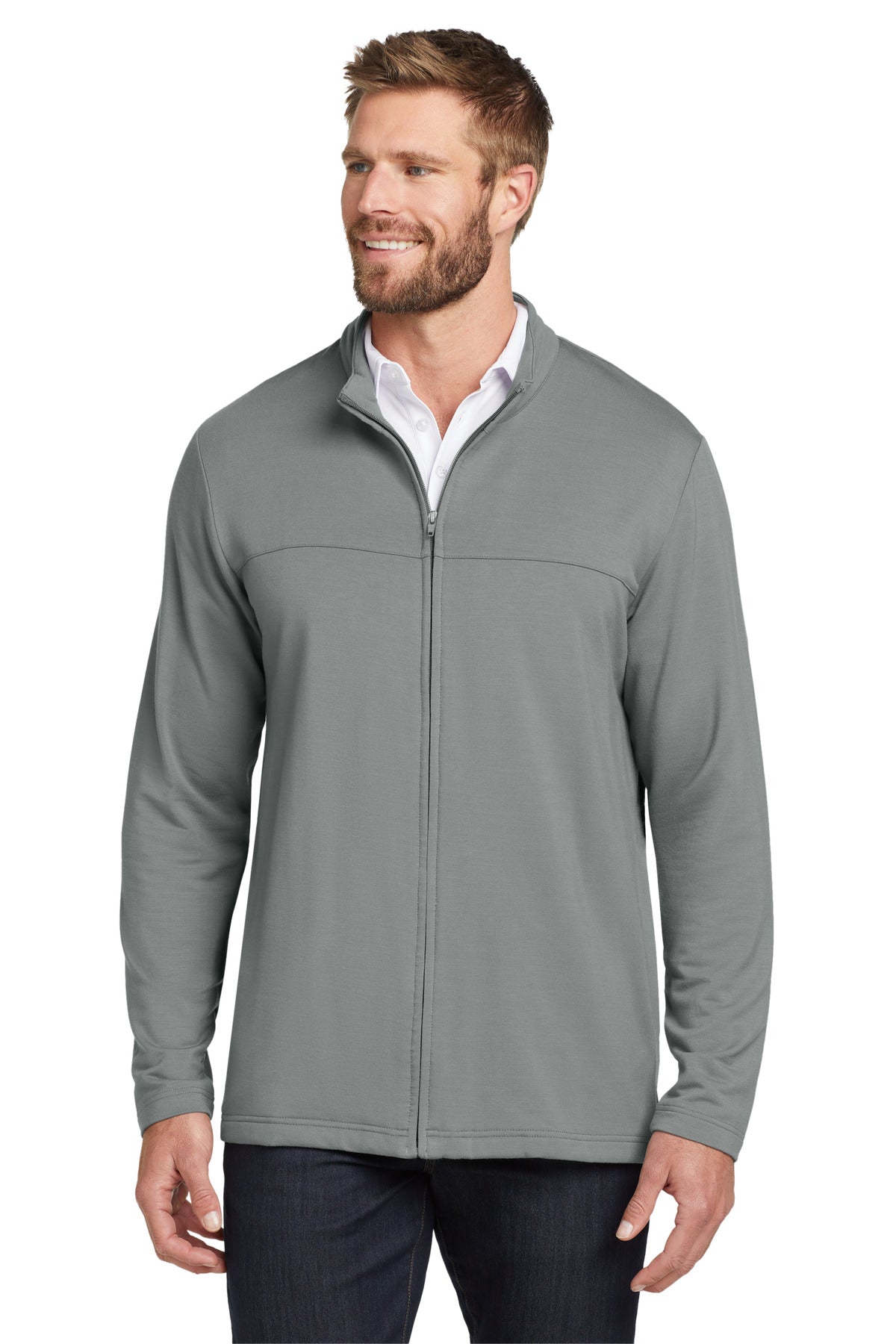 Custom Embroidered - TravisMathew Newport Full-Zip Fleece. TM1MU420