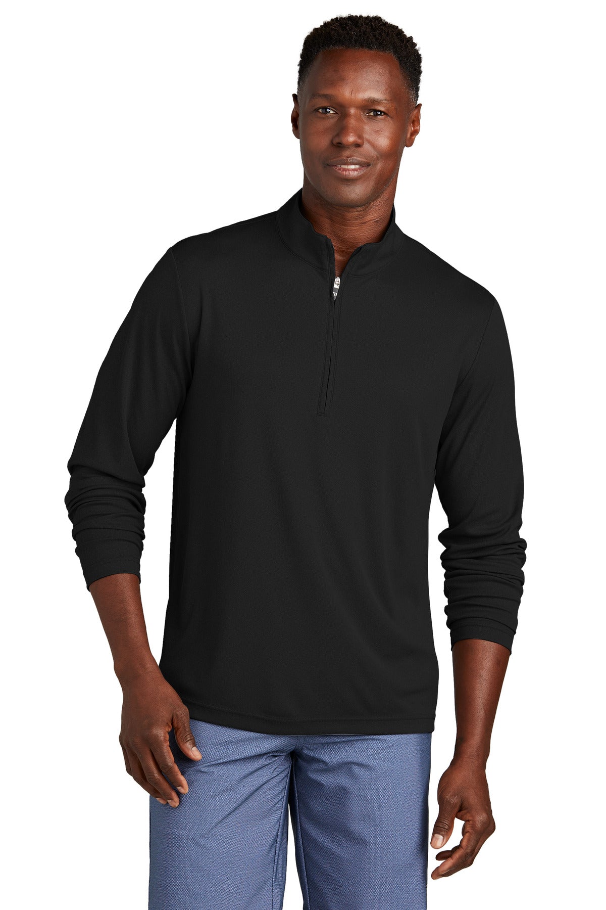 Men's Performance 1/4-Zip | Wrinkle-Resistant & Stretch | Travel