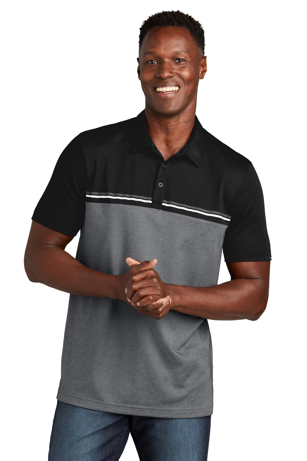 Custom Embroidered - TravisMathew Sunset Blocked Polo TM1MY401