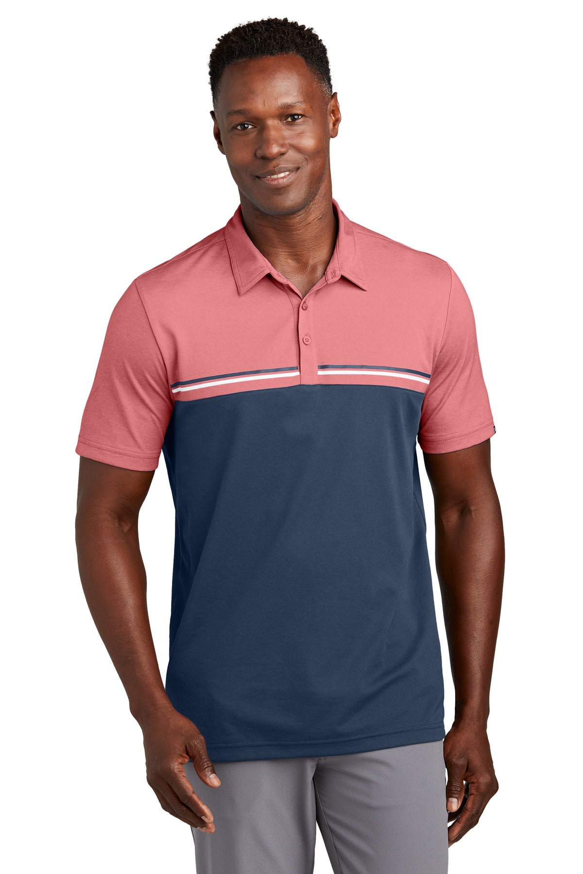 Custom Embroidered - TravisMathew Sunset Blocked Polo TM1MY401