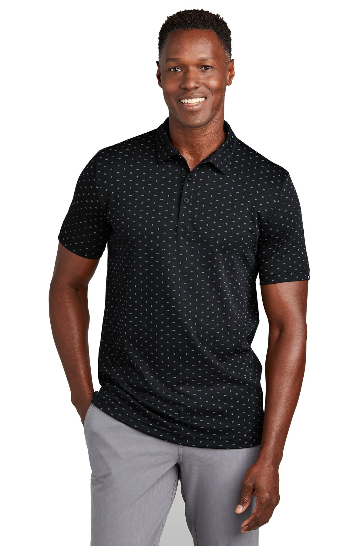 Custom Embroidered - TravisMathew Oceanside Geo Polo TM1MY403