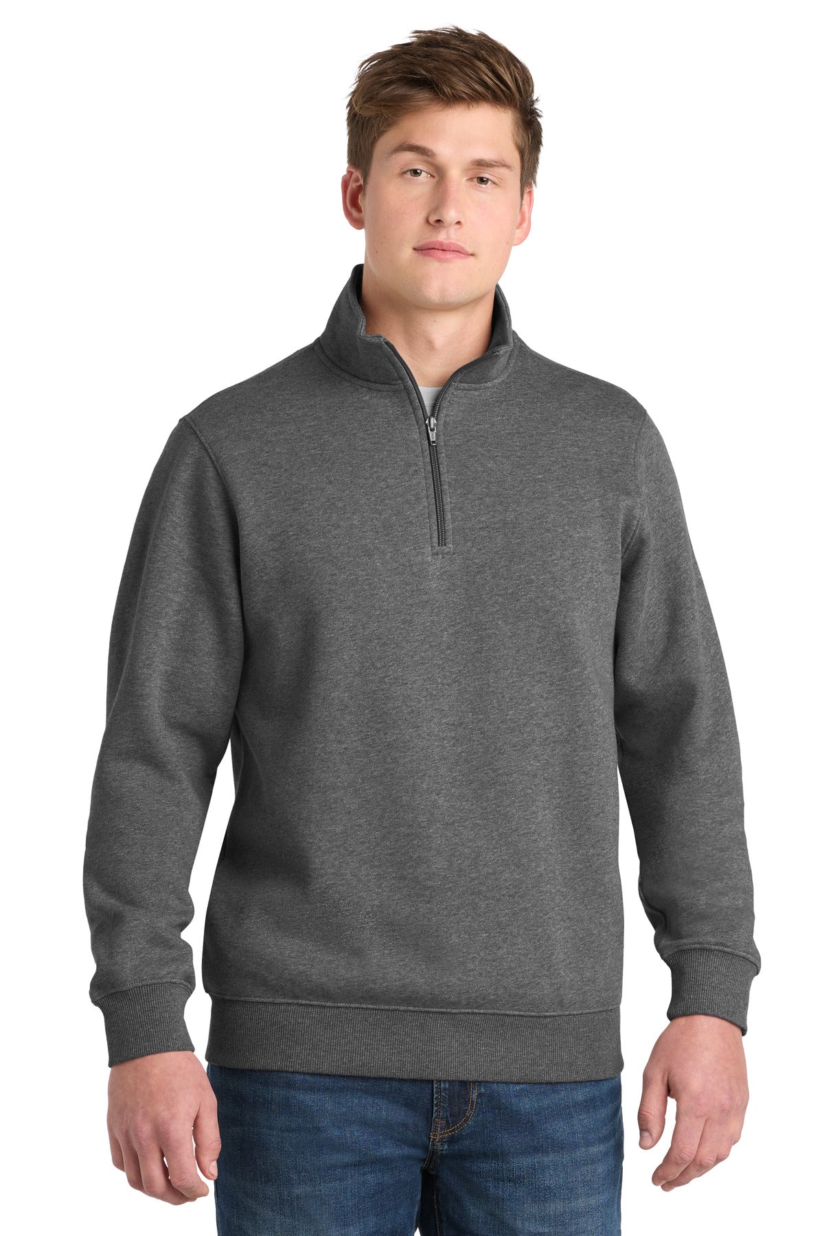Custom Embroidered or DTF Print on Sport-Tek ® Tall 1/4-Zip Sweatshirt. TST253