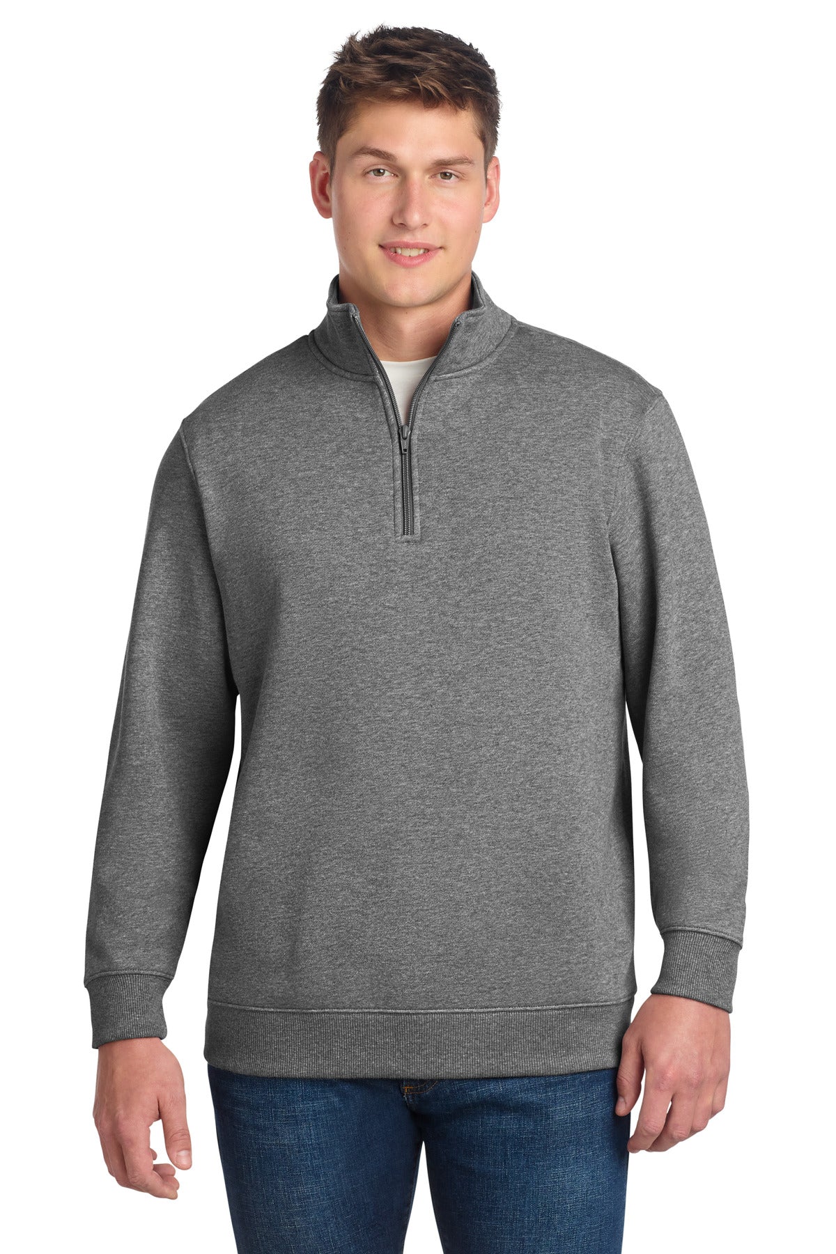 Custom Embroidery or DTF Print - Sport-Tek ® Tall 1/4-Zip Sweatshirt. TST253