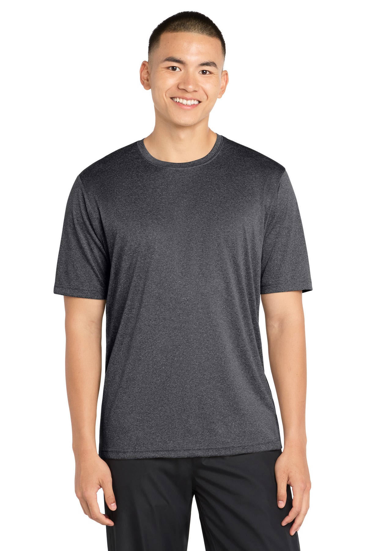 Custom Embroidery or DTF Print - Sport-Tek ® Tall Heather Contender ™ Tee. TST360
