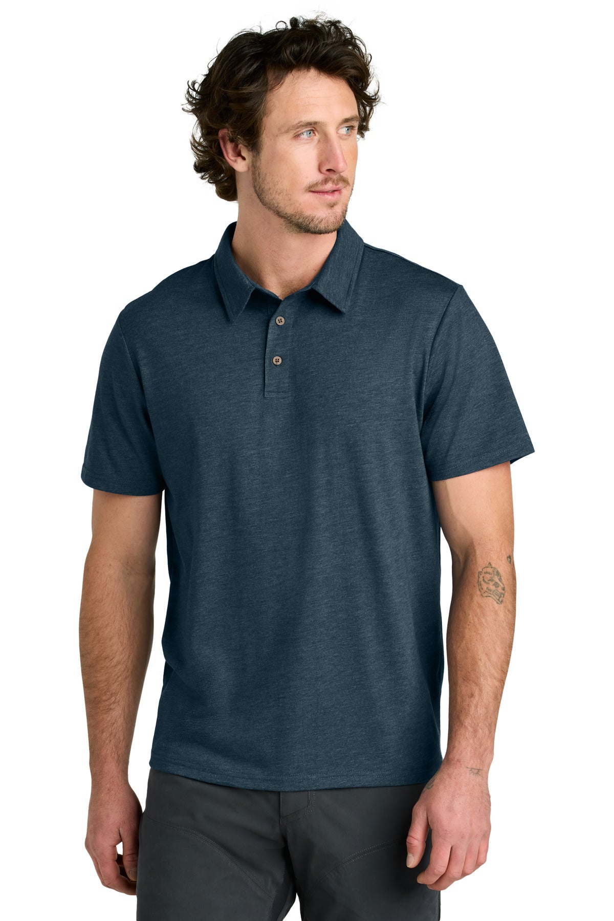 Custom Embroidery or DTF Print - LIMITED EDITION tentree ® TreeBlend Polo TTCM5660