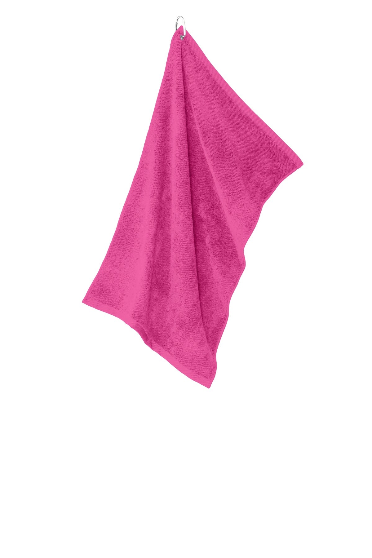 Custom Embroidered - Port Authority® Grommeted Microfiber Golf Towel. TW530