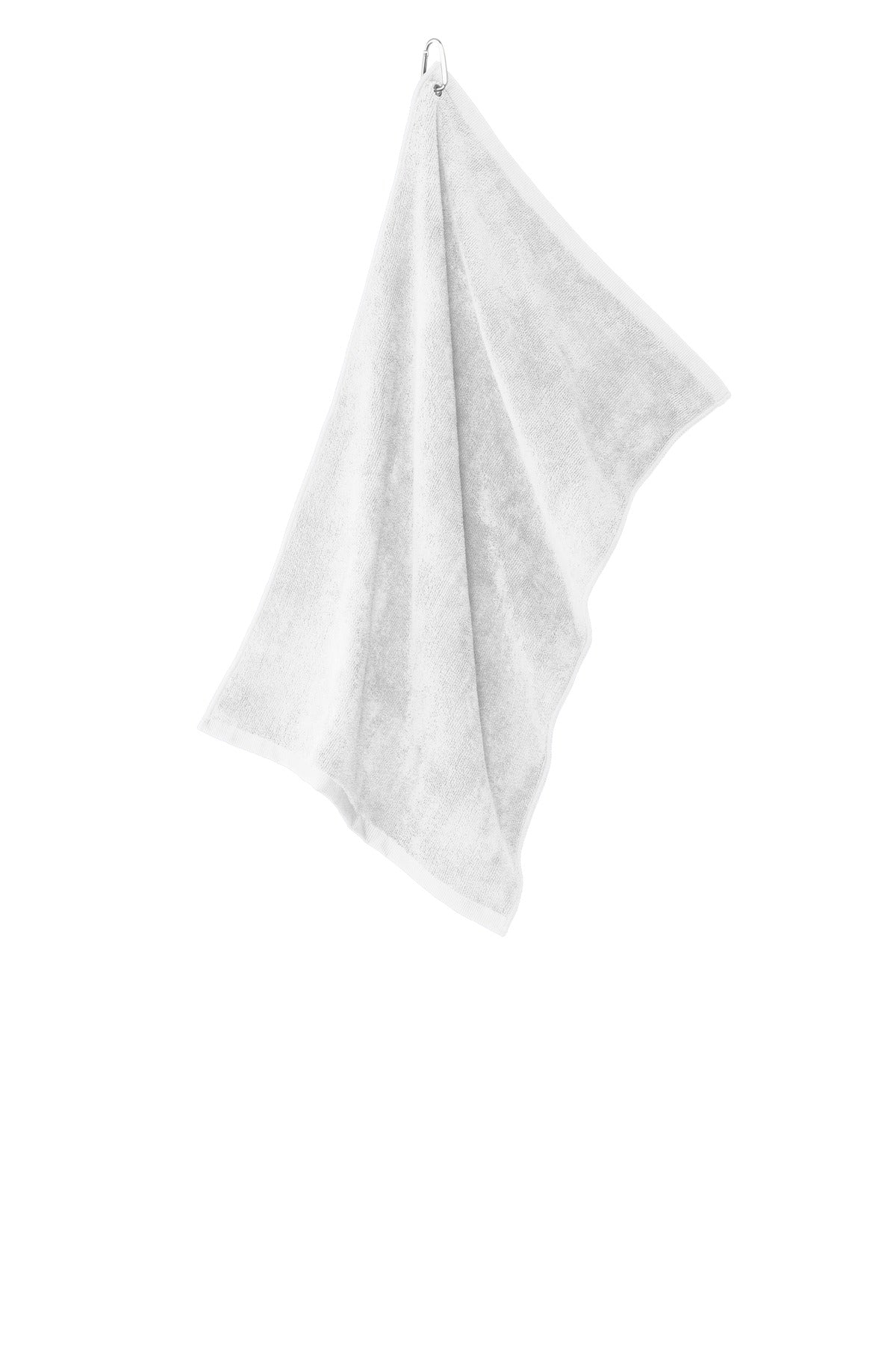 Custom Embroidered - Port Authority® Grommeted Microfiber Golf Towel. TW530