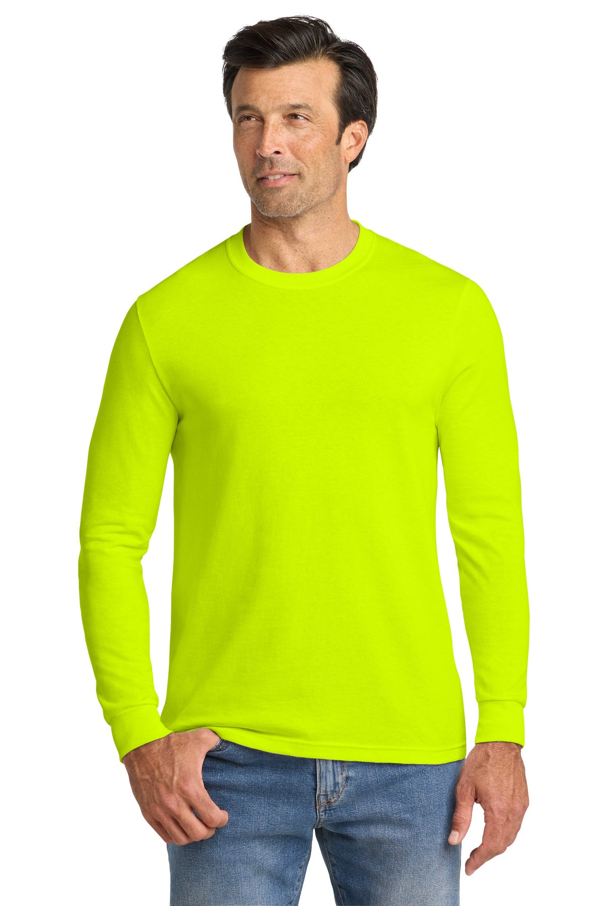 Custom Embroidery or DTF Print - Volunteer Knitwear ™ All-American Long Sleeve Tee VL100LS