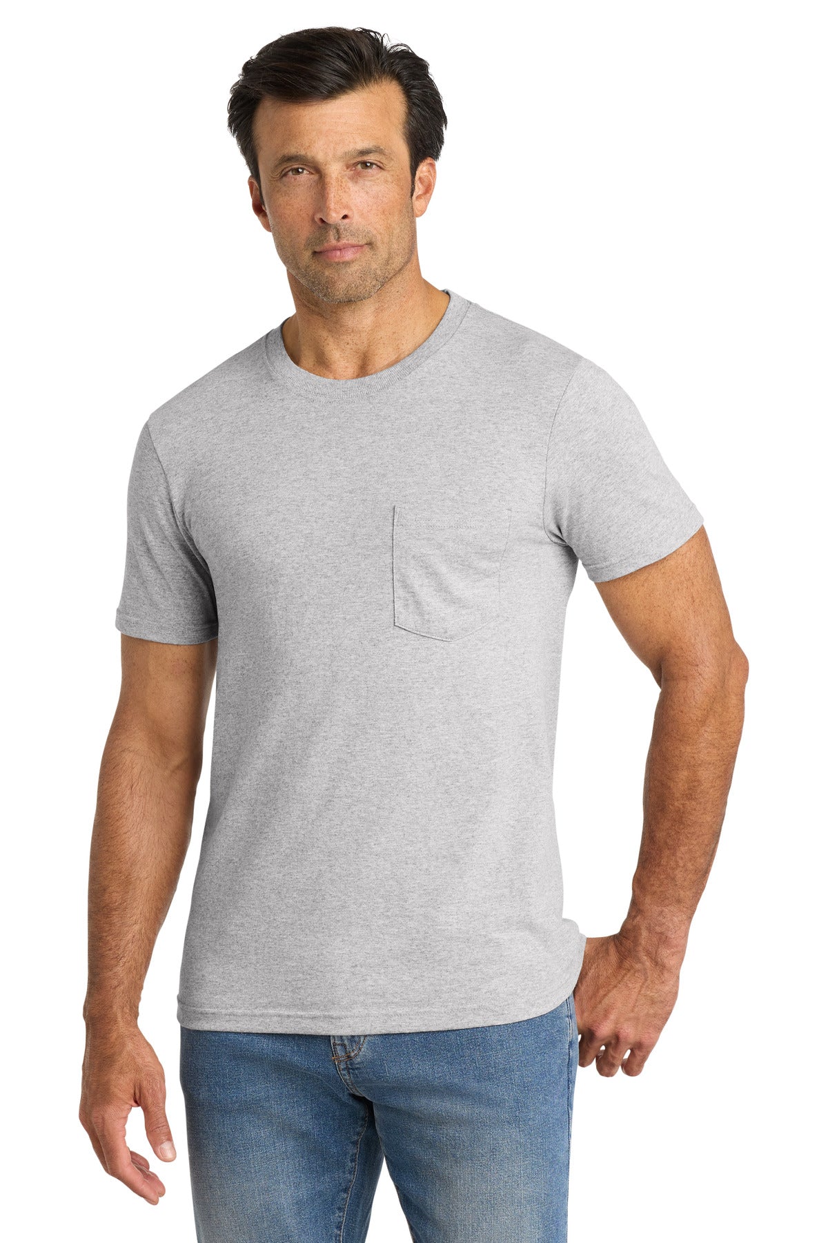 Custom Embroidery or DTF Print - Volunteer Knitwear ™ All-American Pocket Tee VL100P