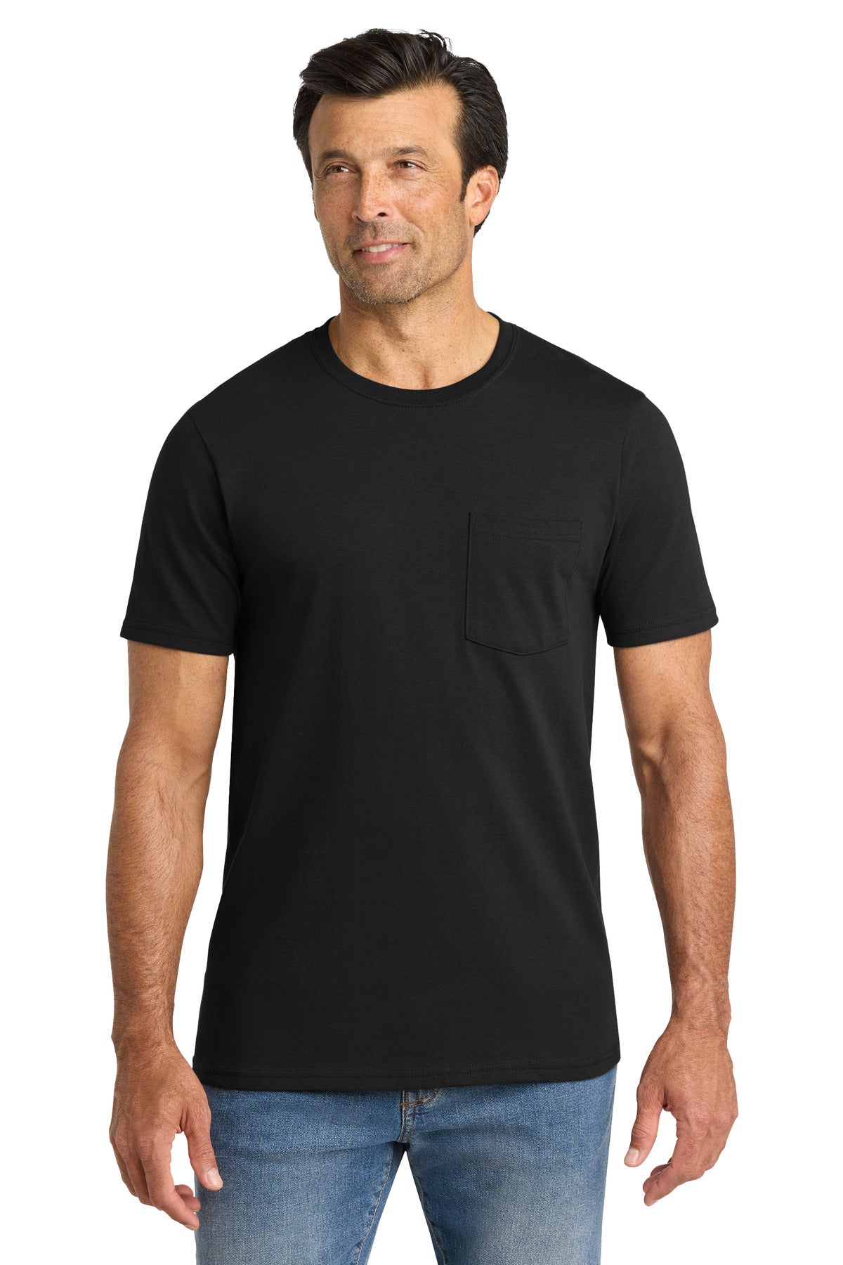 Custom Embroidery or DTF Print - Volunteer Knitwear ™ All-American Pocket Tee VL100P
