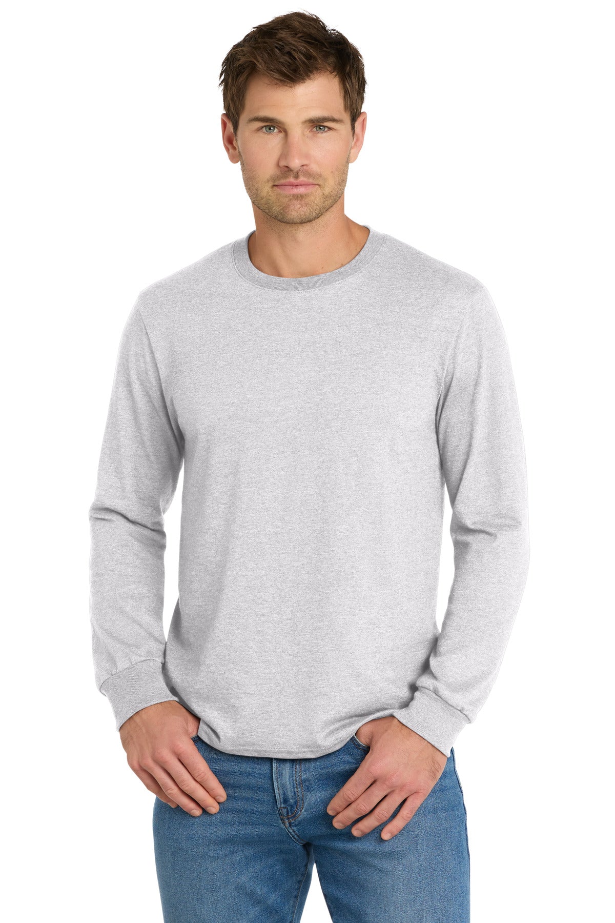 Custom Embroidery or DTF Print - Volunteer Knitwear ™ Chore Long Sleeve Tee VL60LS