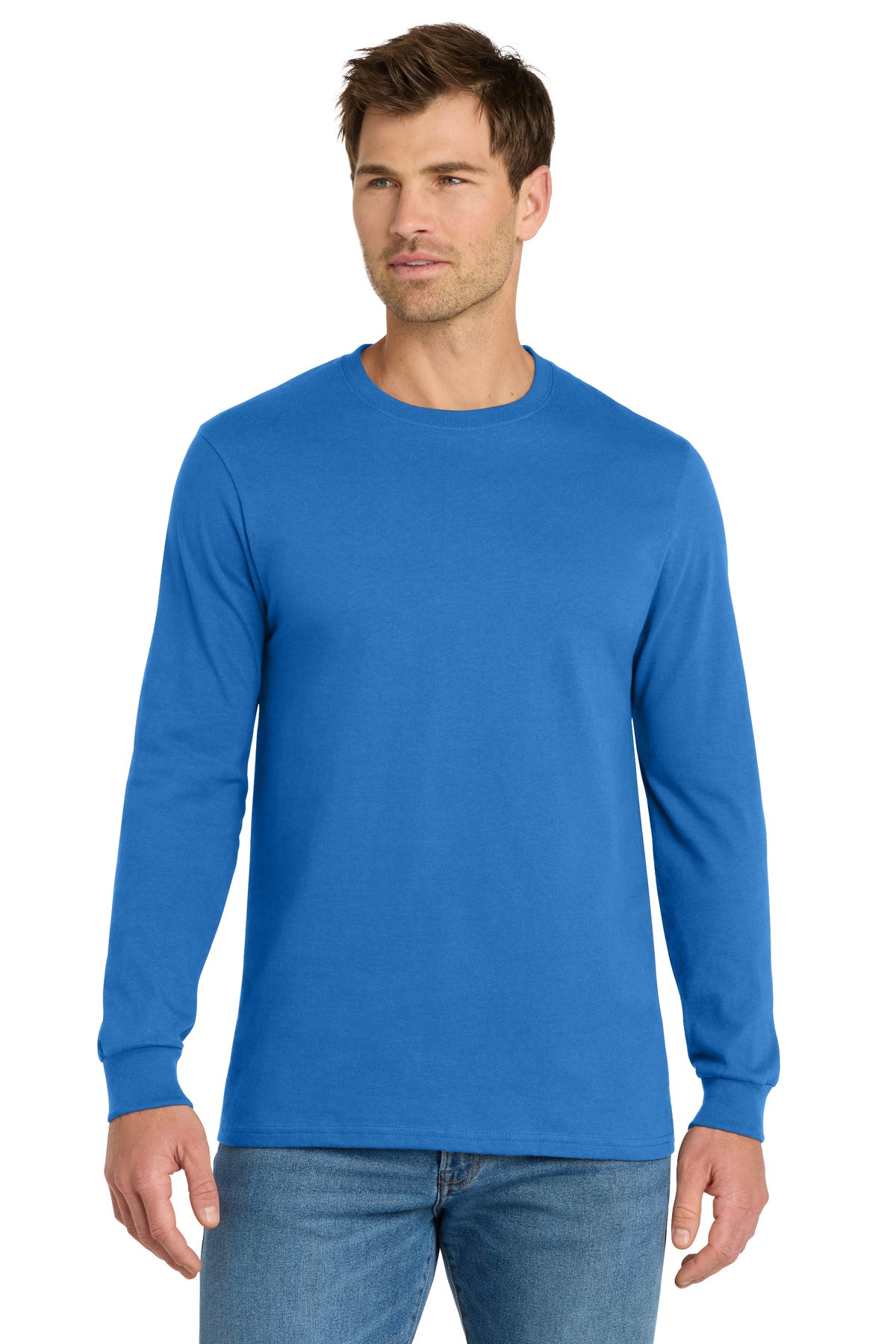 Custom Embroidery or DTF Print - Volunteer Knitwear ™ Chore Long Sleeve Tee VL60LS