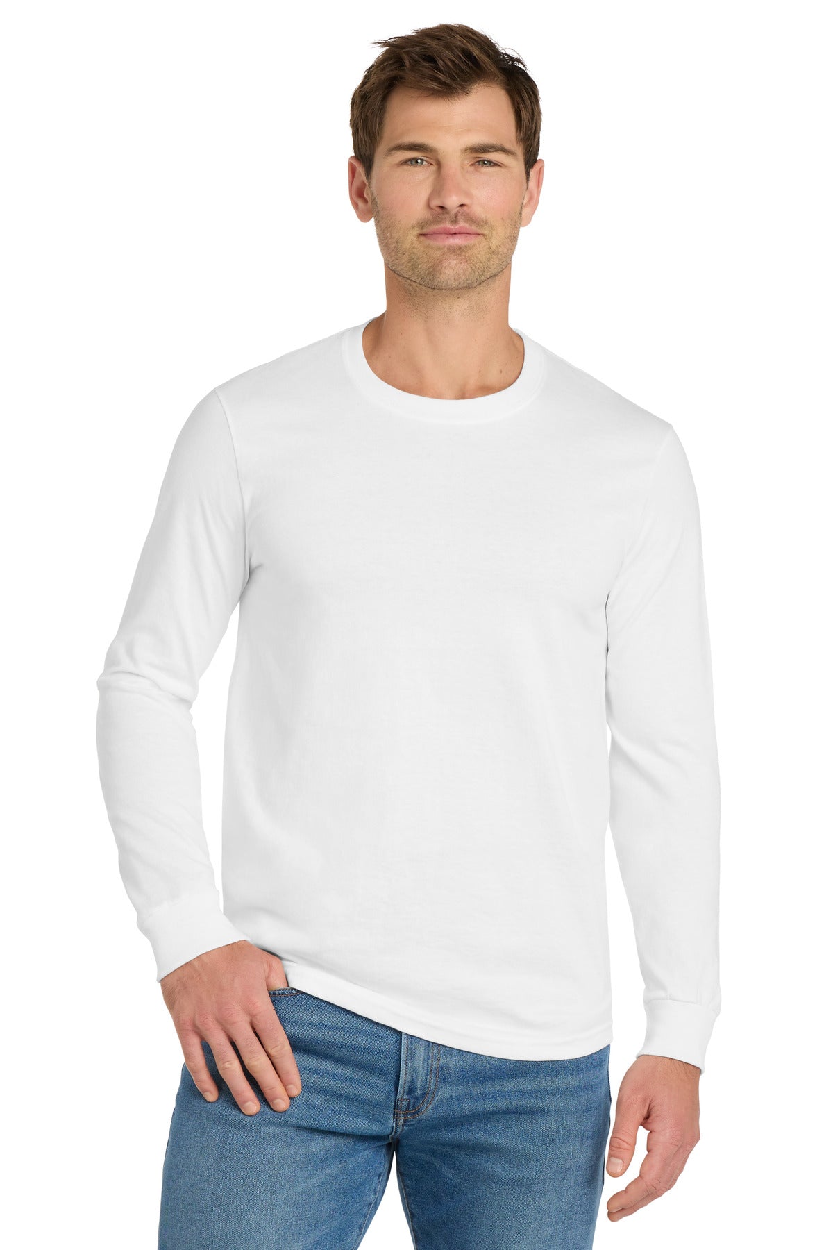 Custom Embroidery or DTF Print - Volunteer Knitwear ™ Chore Long Sleeve Tee VL60LS