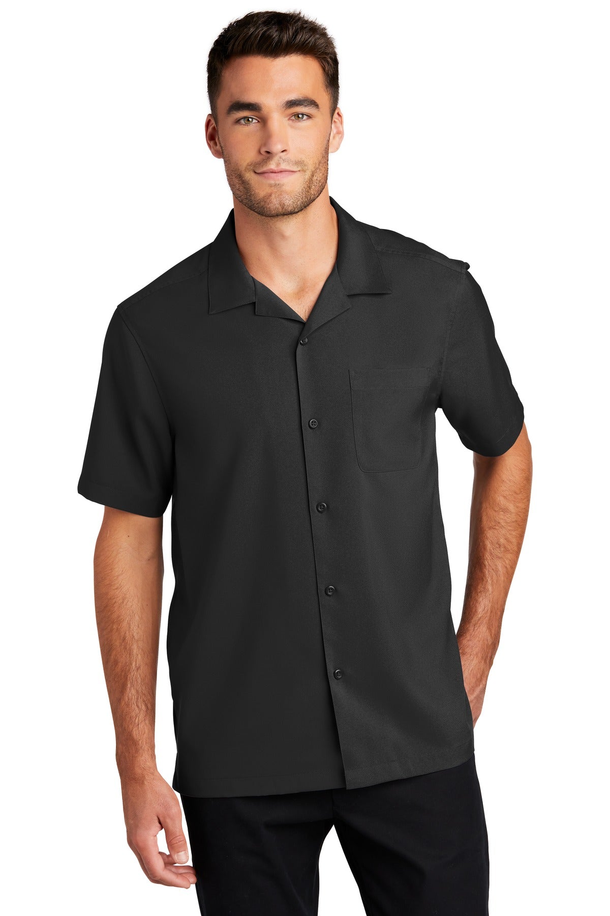 Custom Embroidered - Port Authority © Short Sleeve Performance Staff Shirt W400