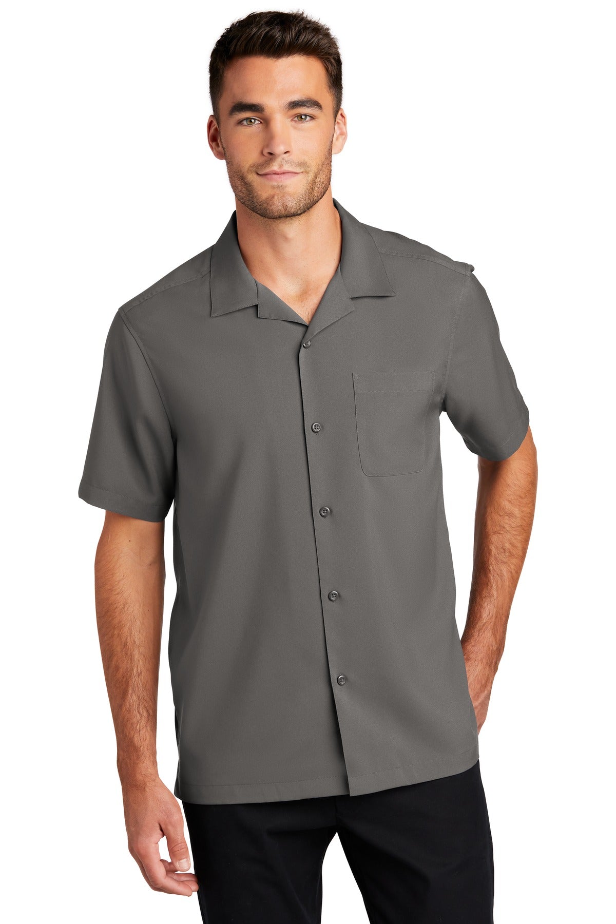 Custom Embroidered - Port Authority © Short Sleeve Performance Staff Shirt W400
