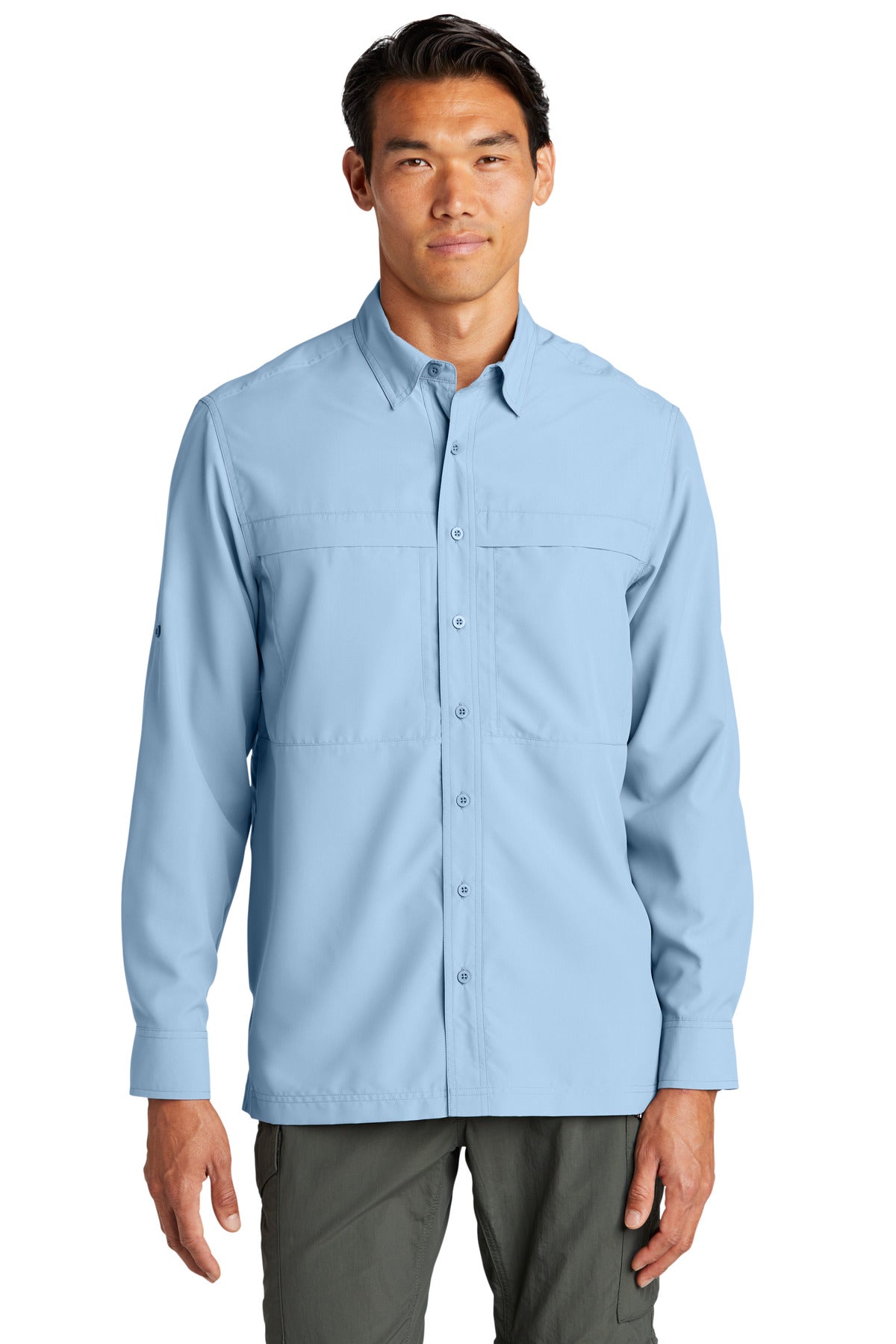 Custom Embroidery or DTF Print - Port Authority ® Long Sleeve UV Daybreak Shirt W960