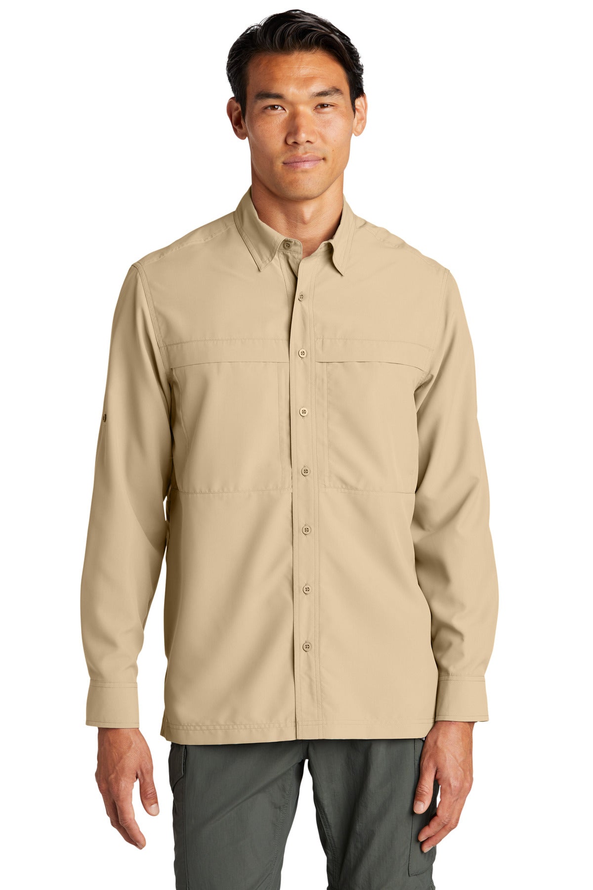 Custom Embroidered - Port Authority© Long Sleeve UV Daybreak Shirt W960