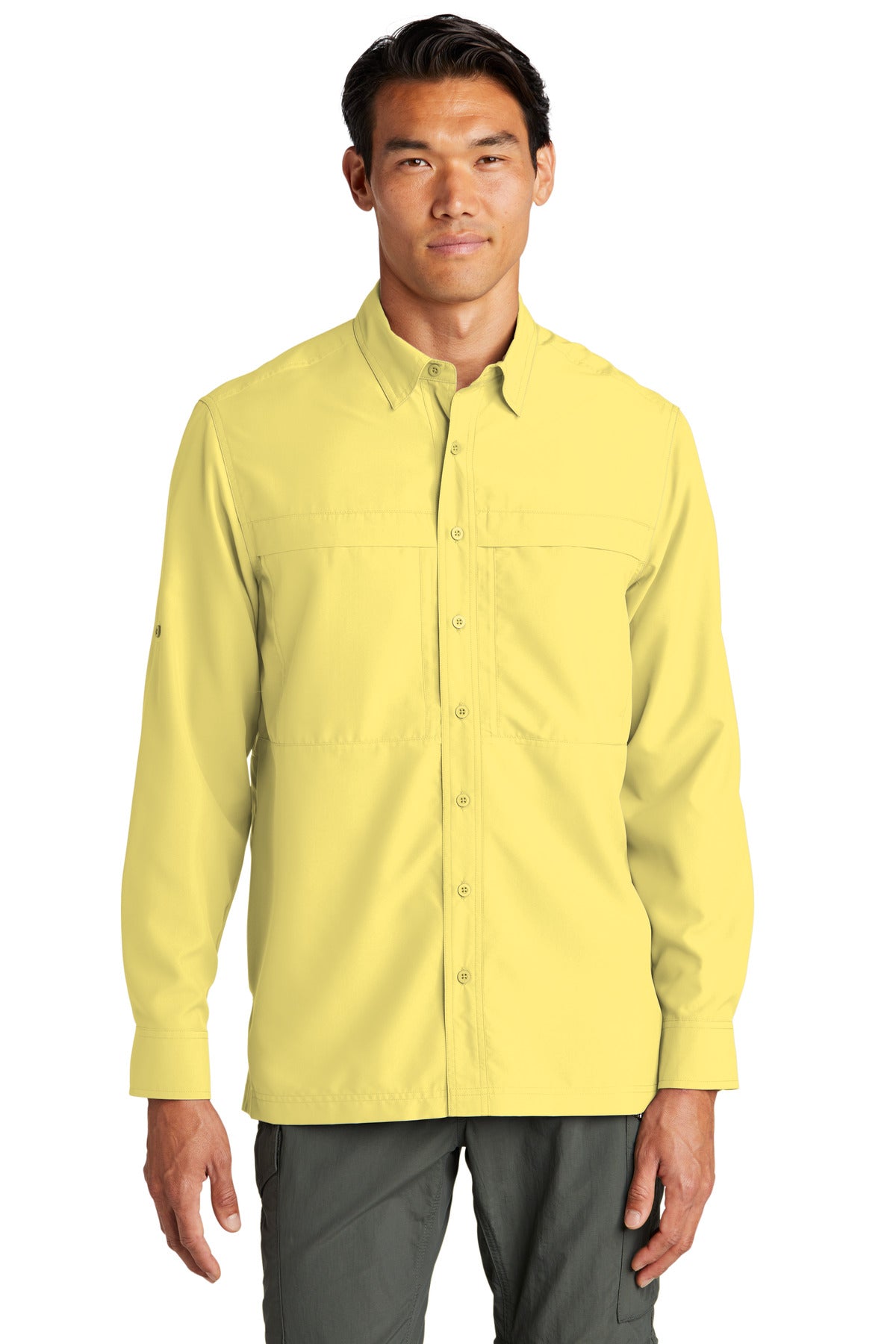 Custom Embroidered - Port Authority© Long Sleeve UV Daybreak Shirt W960