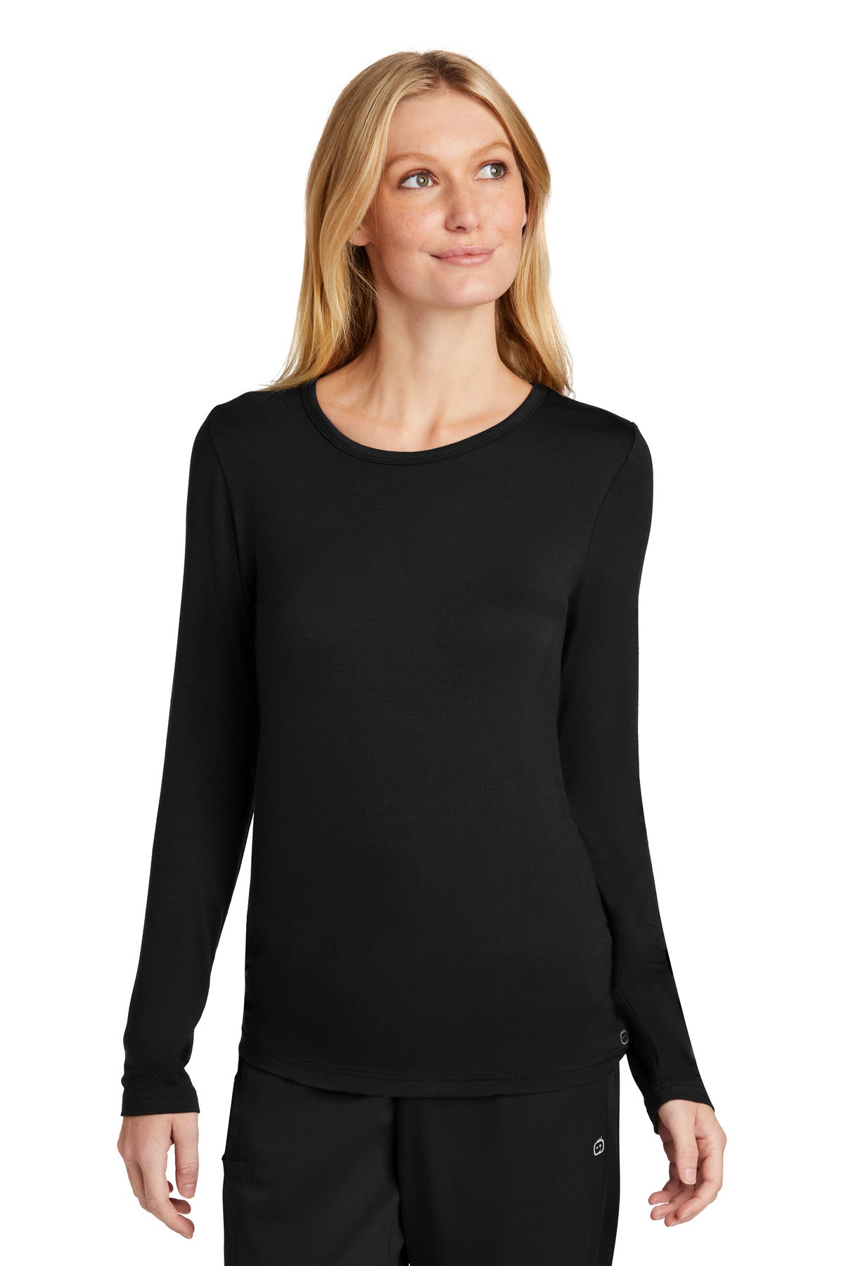Custom Embroidered - Wink® Women's Long Sleeve Layer Tee WW4029