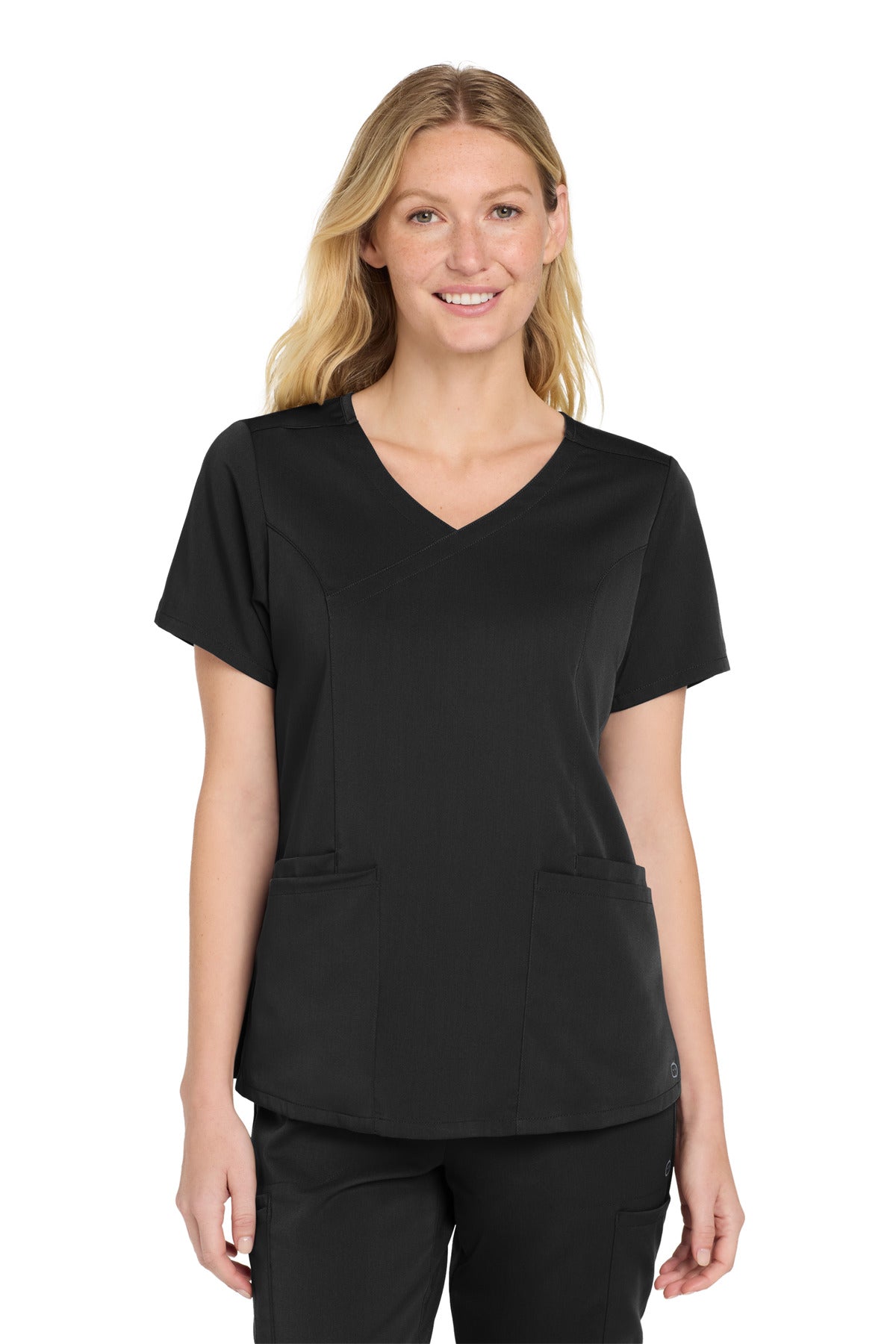 Custom Embroidery or DTF Print - Wink ® Women's Premiere Flex ™ Mock Wrap Top WW4268
