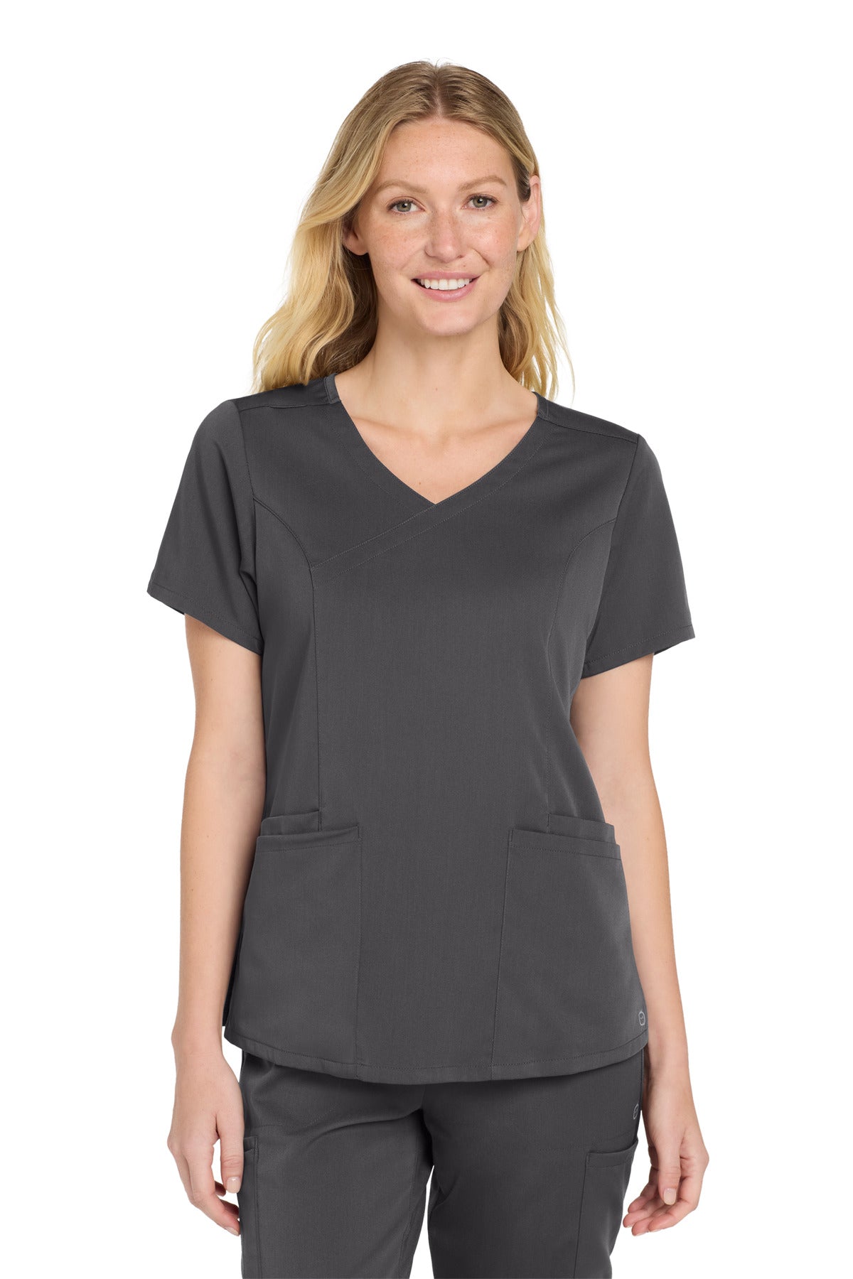 Custom Embroidery or DTF Print - Wink ® Women's Premiere Flex ™ Mock Wrap Top WW4268