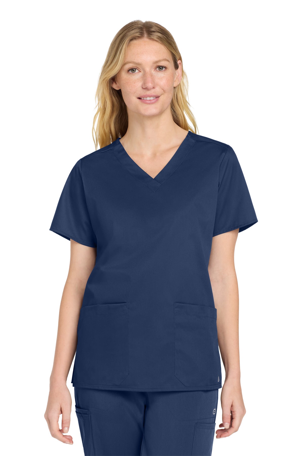 Custom Embroidery or DTF Print - Wink ® Women's WorkFlex V-Neck Top WW4560
