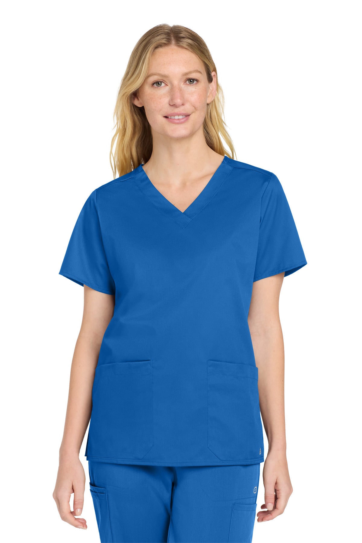 Custom Embroidery or DTF Print - Wink ® Women's WorkFlex V-Neck Top WW4560