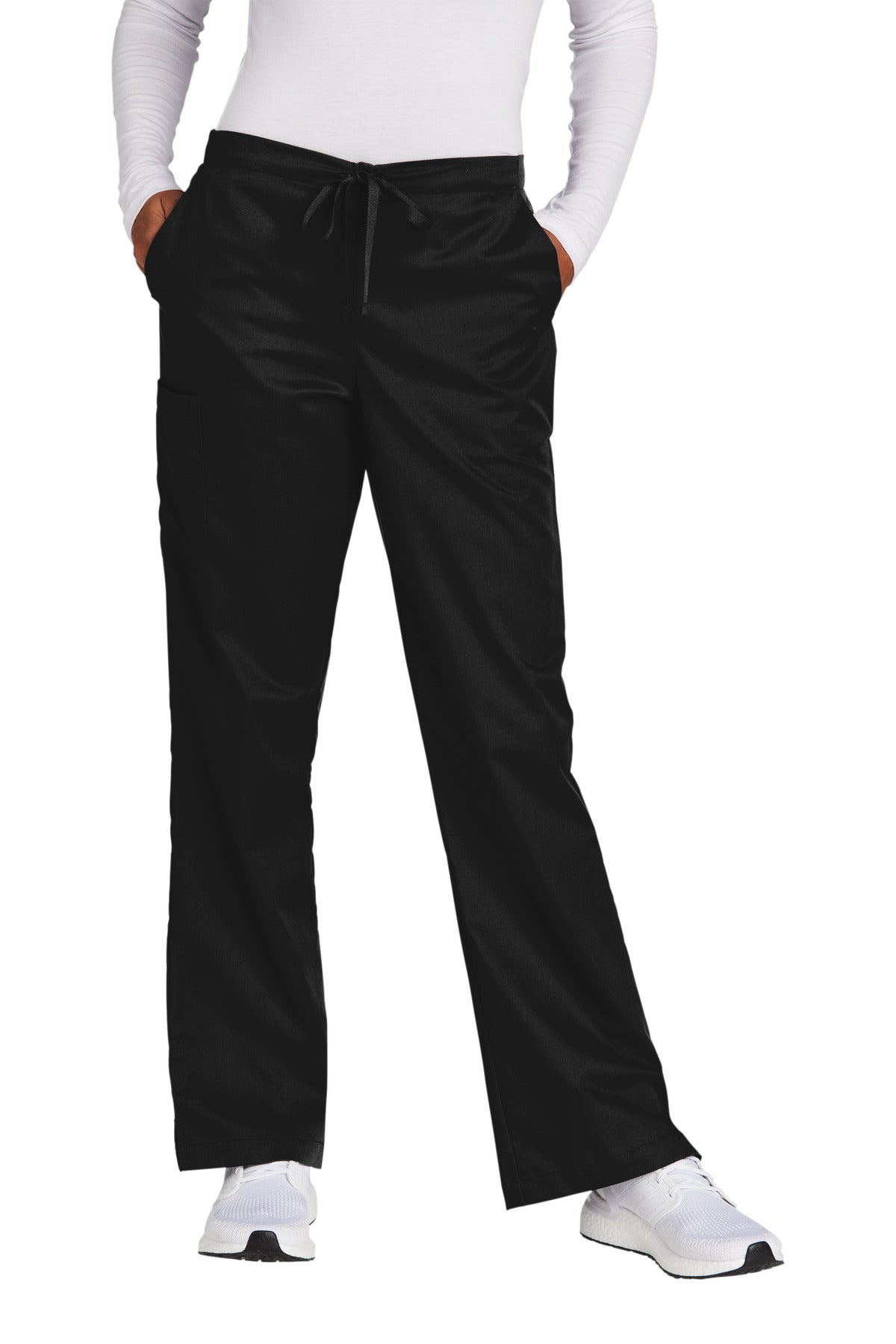 Custom Embroidered - Wink® Women's Petite WorkFlex Flare Leg Cargo Pant WW4750P
