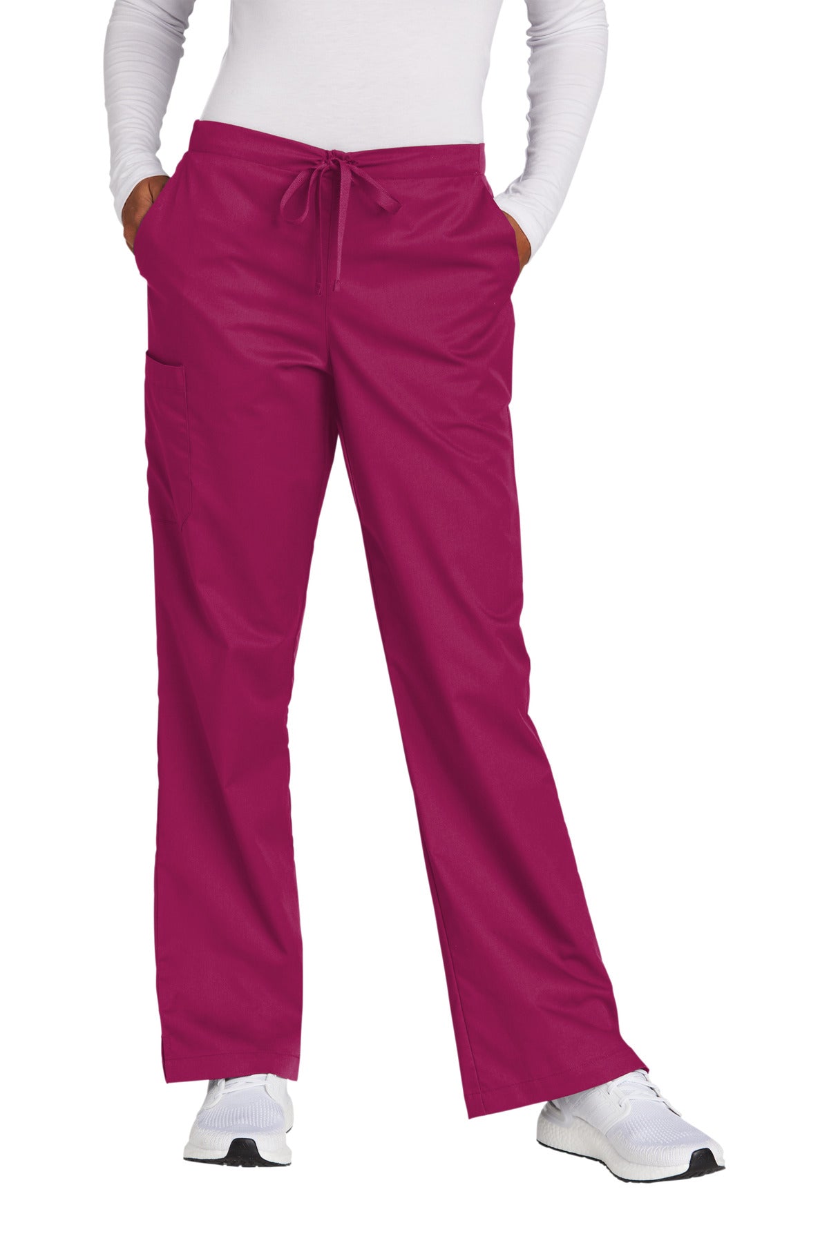 Custom Embroidery or DTF Print - Wink ® Women's Petite WorkFlex Flare Leg Cargo Pant WW4750P