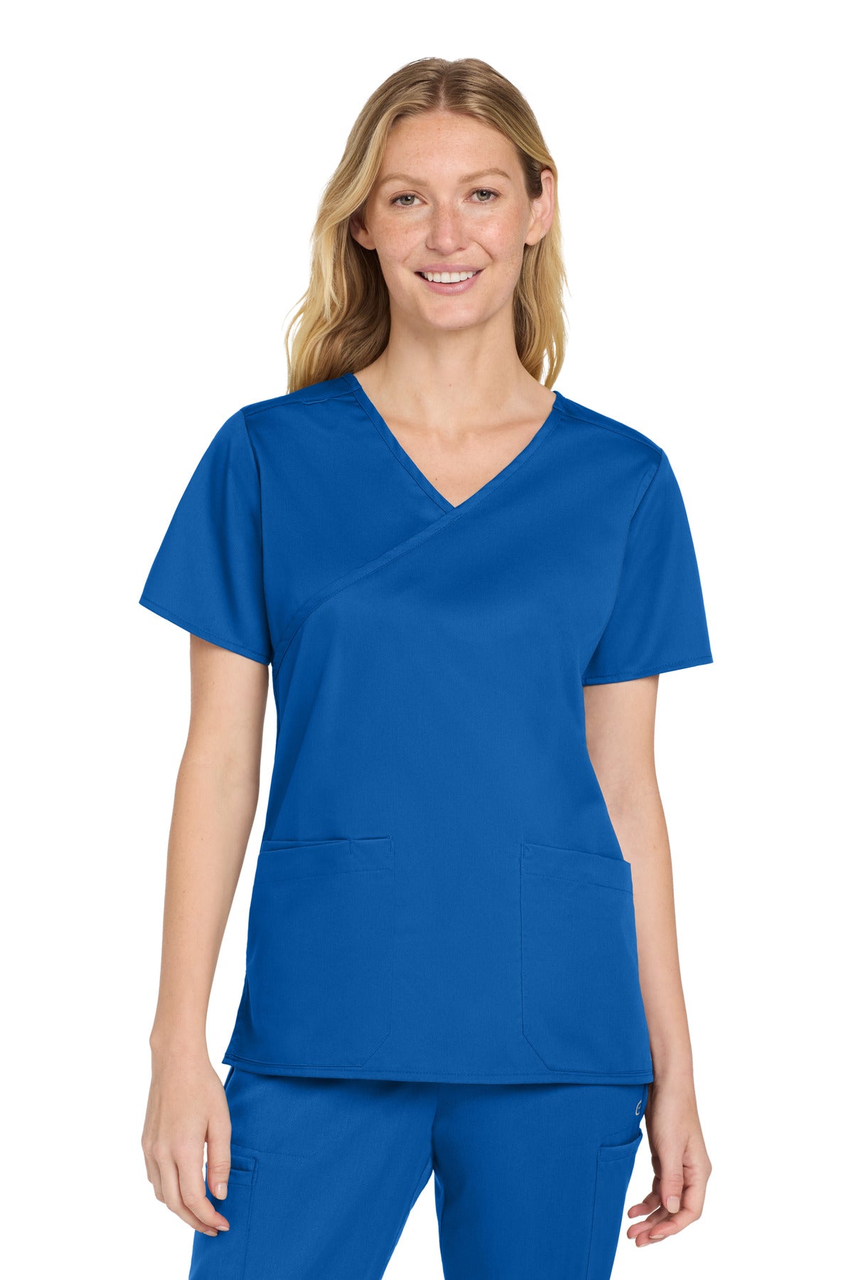 Custom Embroidery or DTF Print - Wink ® Women's WorkFlex ™ Mock Wrap Top WW4760