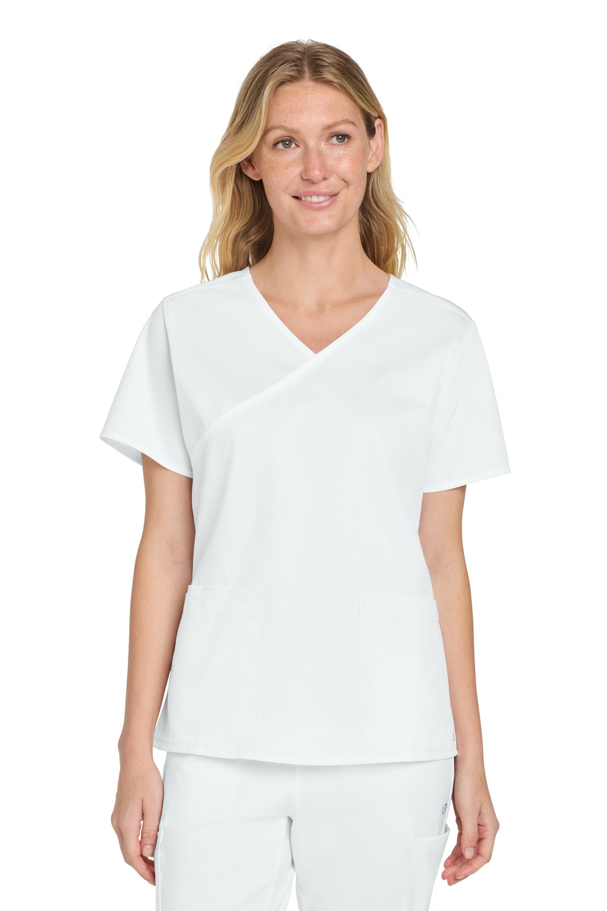 Custom Embroidery or DTF Print - Wink ® Women's WorkFlex ™ Mock Wrap Top WW4760