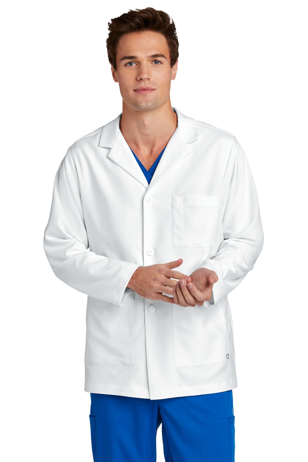 Custom Embroidered - Wink® Men's Consultation Lab Coat WW5072