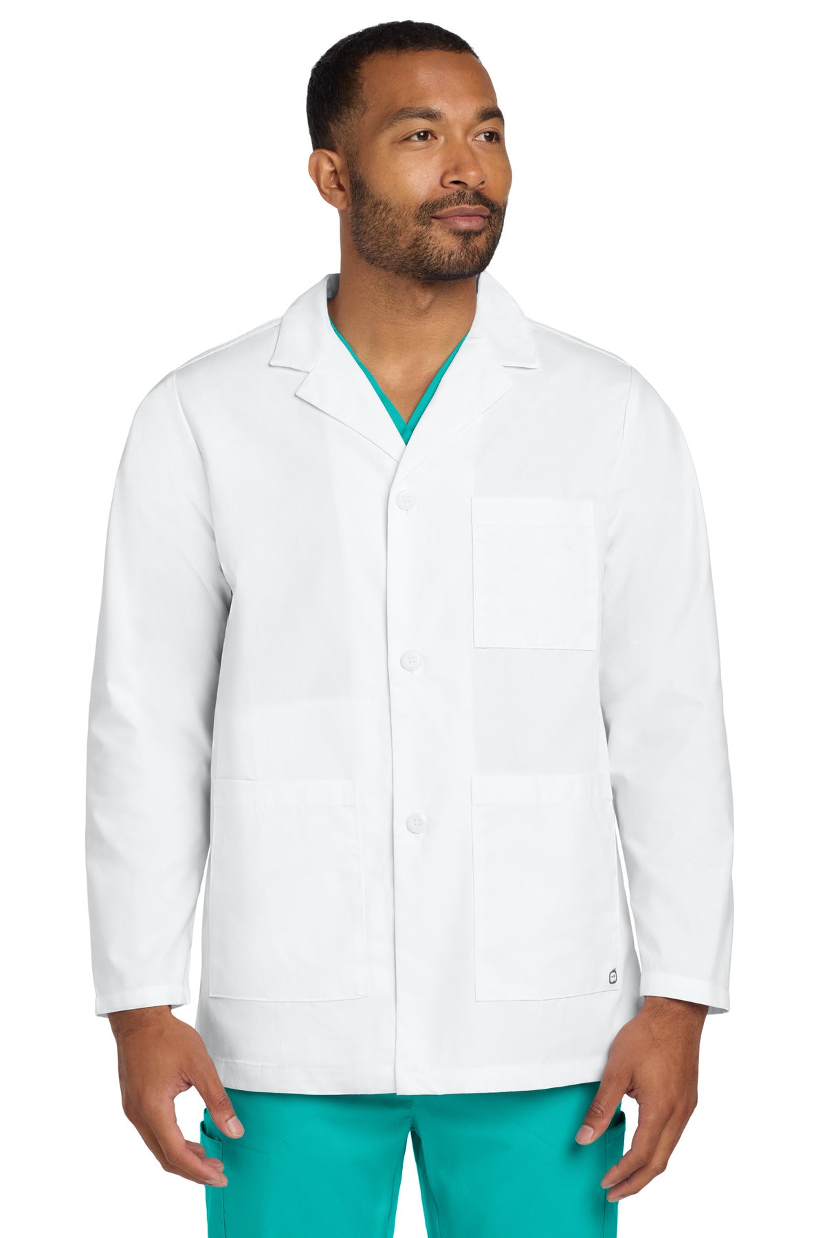 Custom Embroidery or DTF Print - Wink ® Men's Consultation Lab Coat WW5072