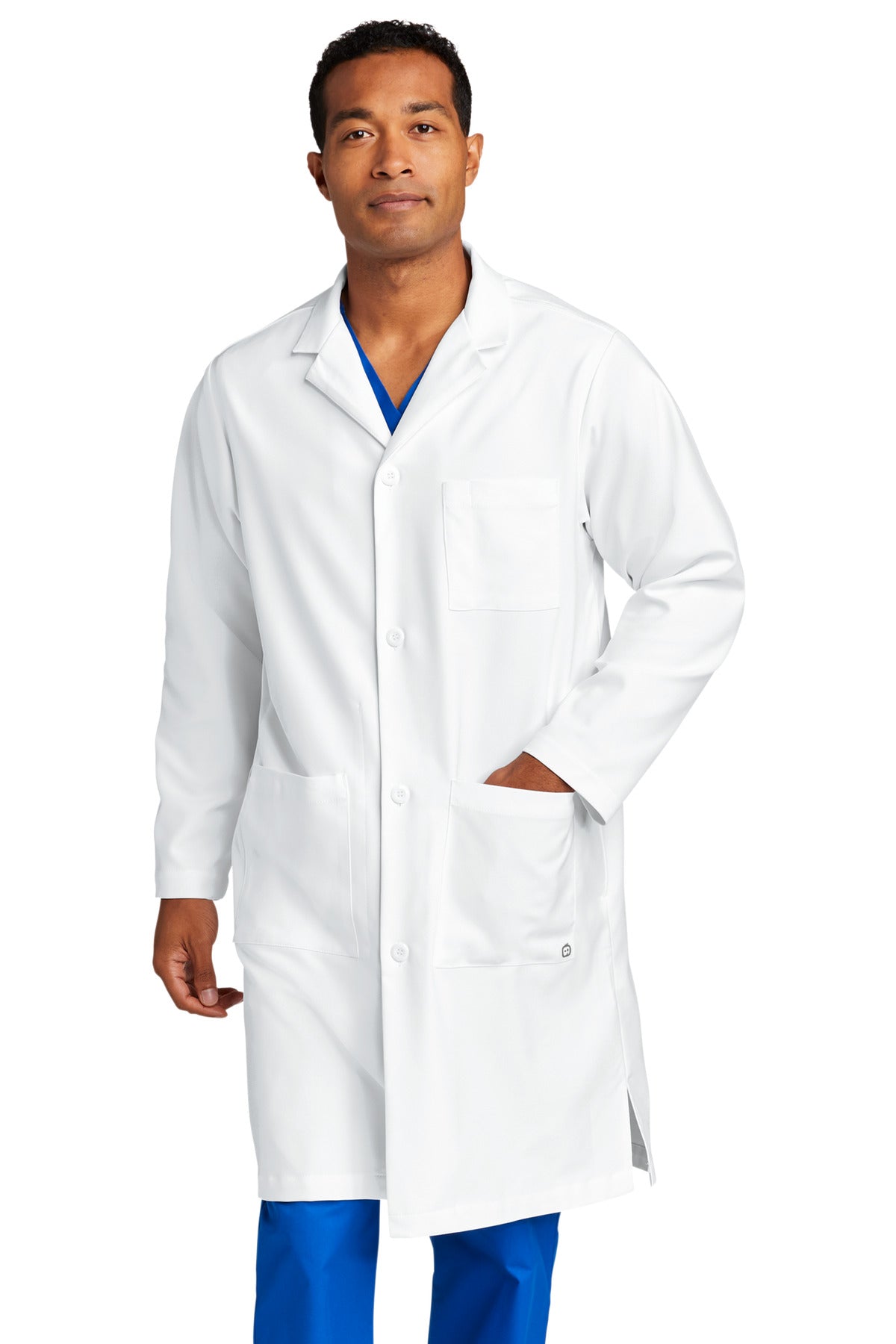 Custom Embroidered - Wink® Men's Long Lab Coat WW5172