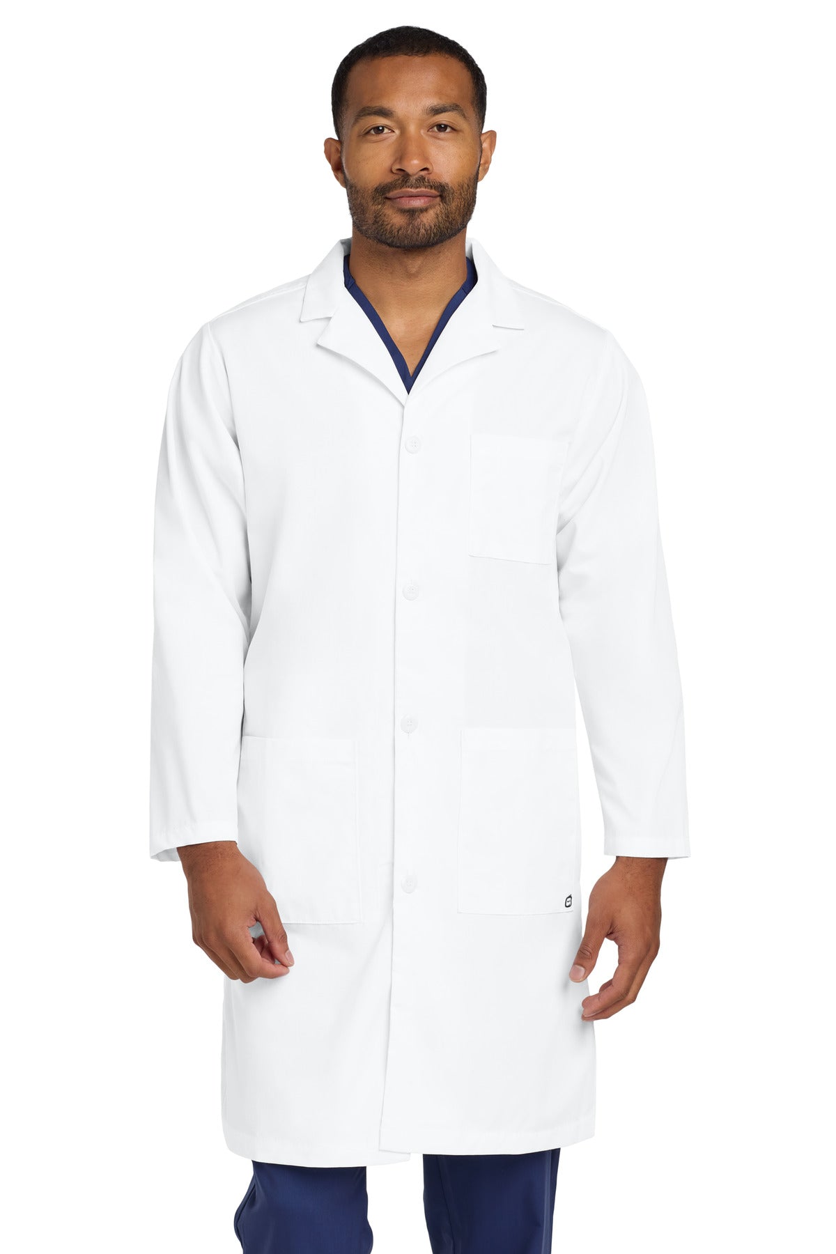Custom Embroidery or DTF Print - Wink ® Men's Long Lab Coat WW5172