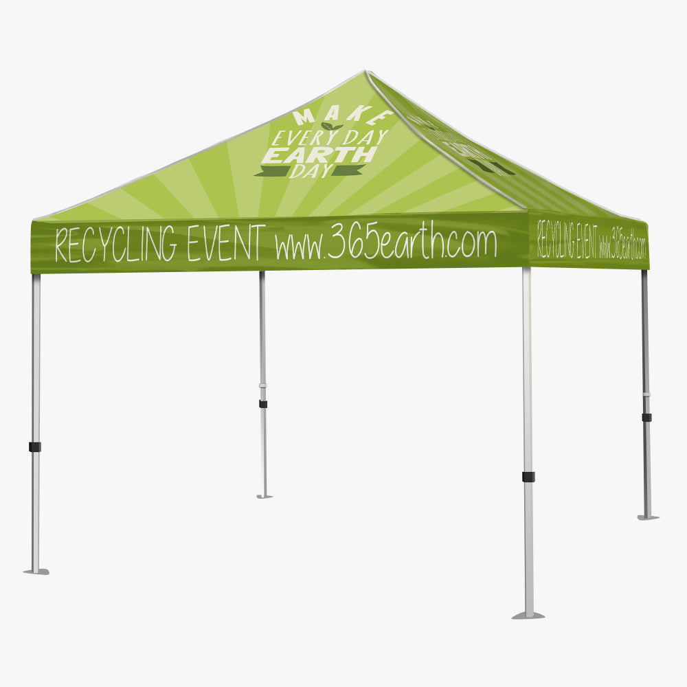 Event Tent (Full Color) - Canopy 10 x 10 - No Back Wall - No Side Walls