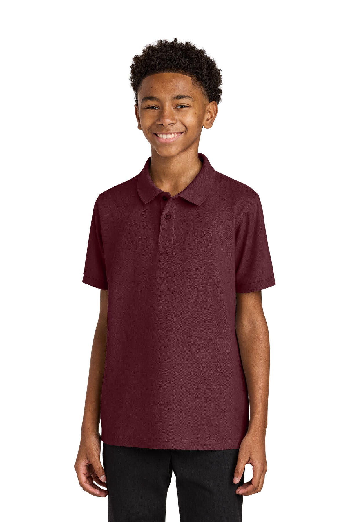 Custom Embroidery or DTF Print - Port Authority ® Youth Wearever Signature Pique Polo Y200