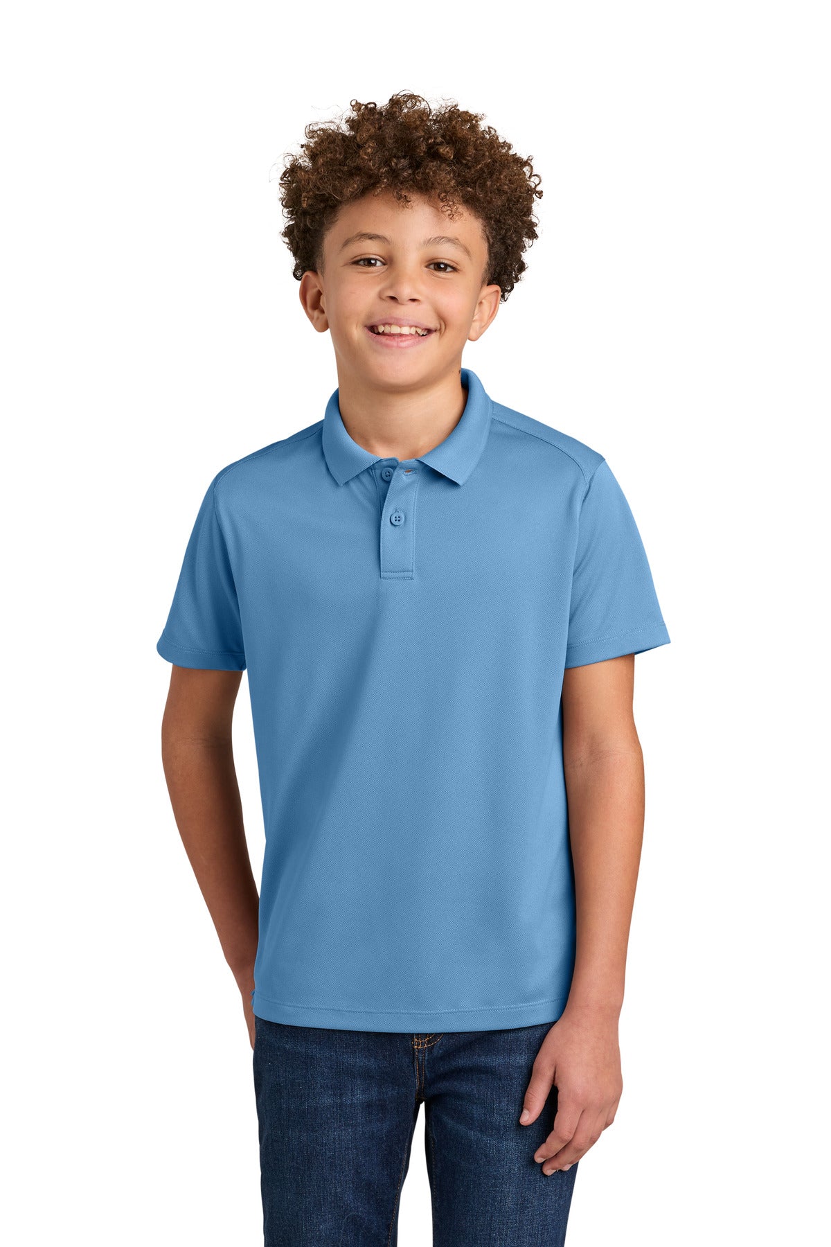 Custom Embroidery or DTF Print - Port Authority ® Youth Wearever Performance Pique Polo Y240
