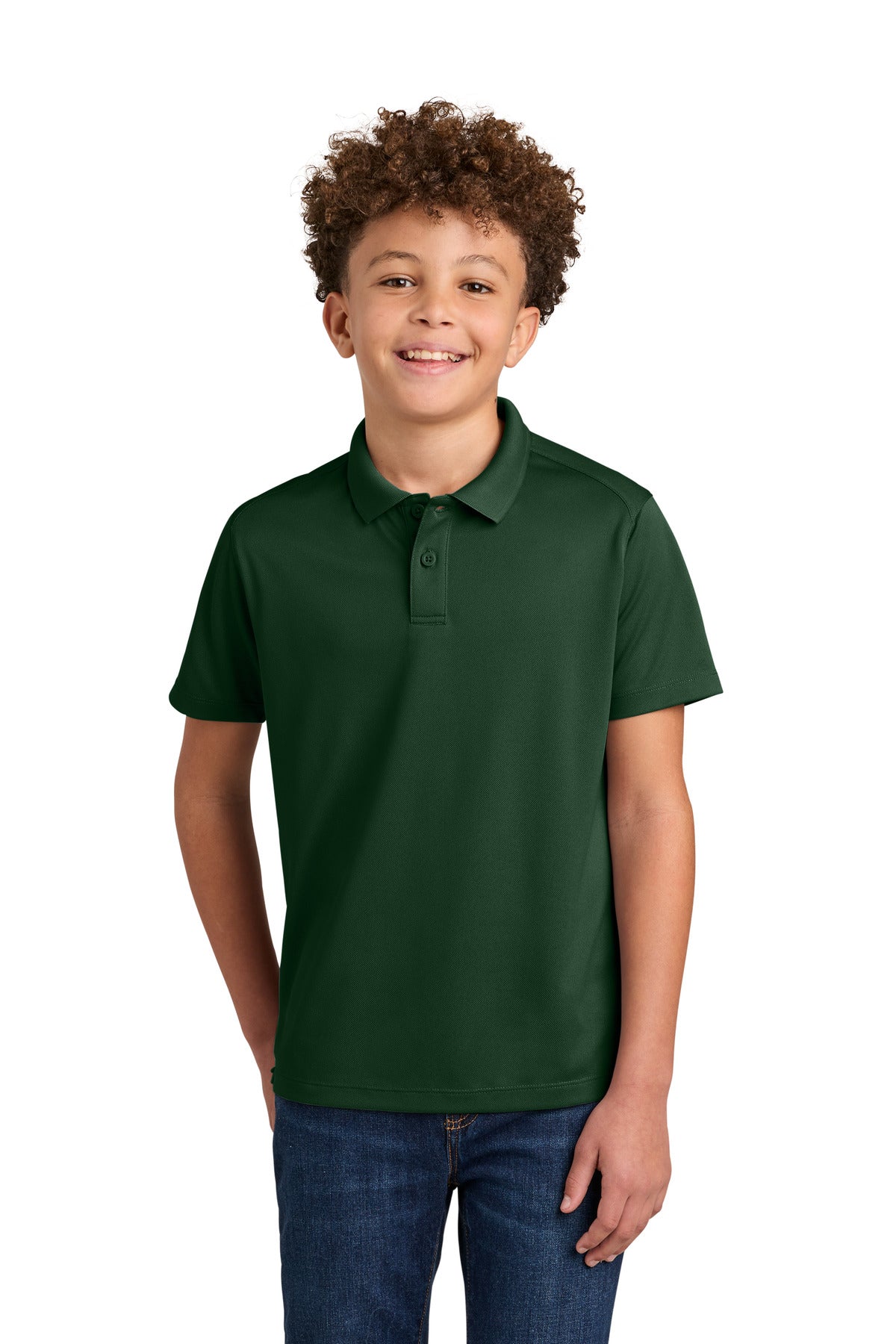 Custom Embroidery or DTF Print - Port Authority ® Youth Wearever Performance Pique Polo Y240