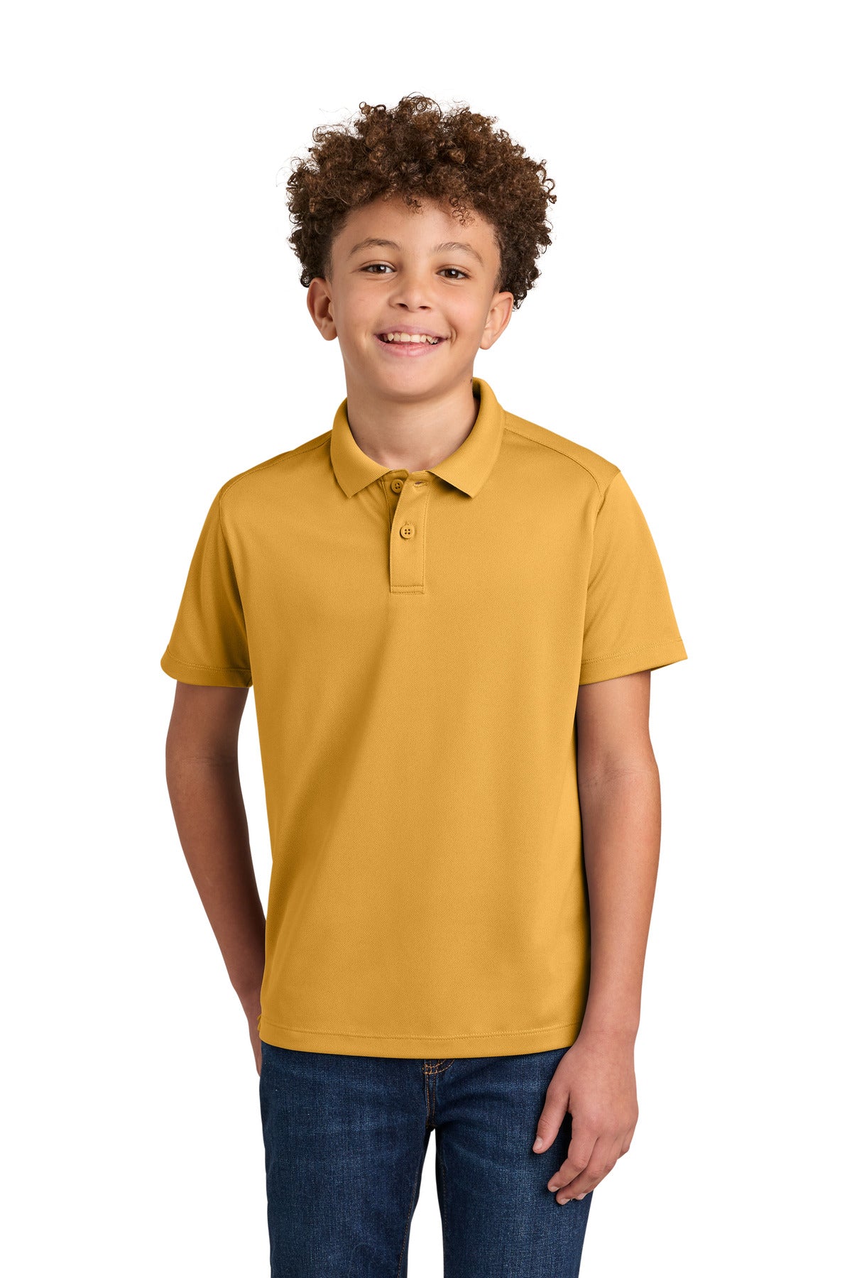 Custom Embroidery or DTF Print - Port Authority ® Youth Wearever Performance Pique Polo Y240