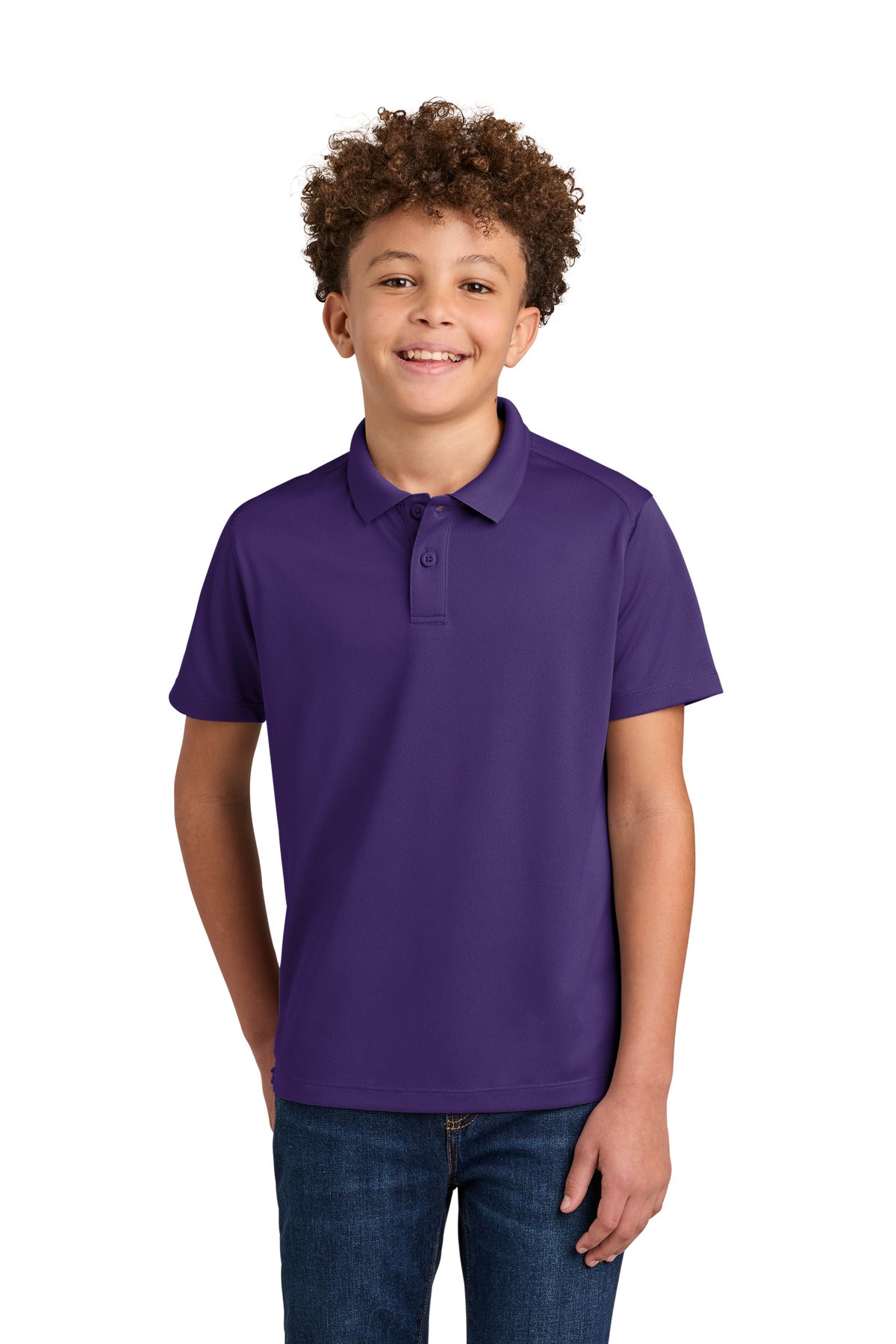 Custom Embroidery or DTF Print - Port Authority ® Youth Wearever Performance Pique Polo Y240