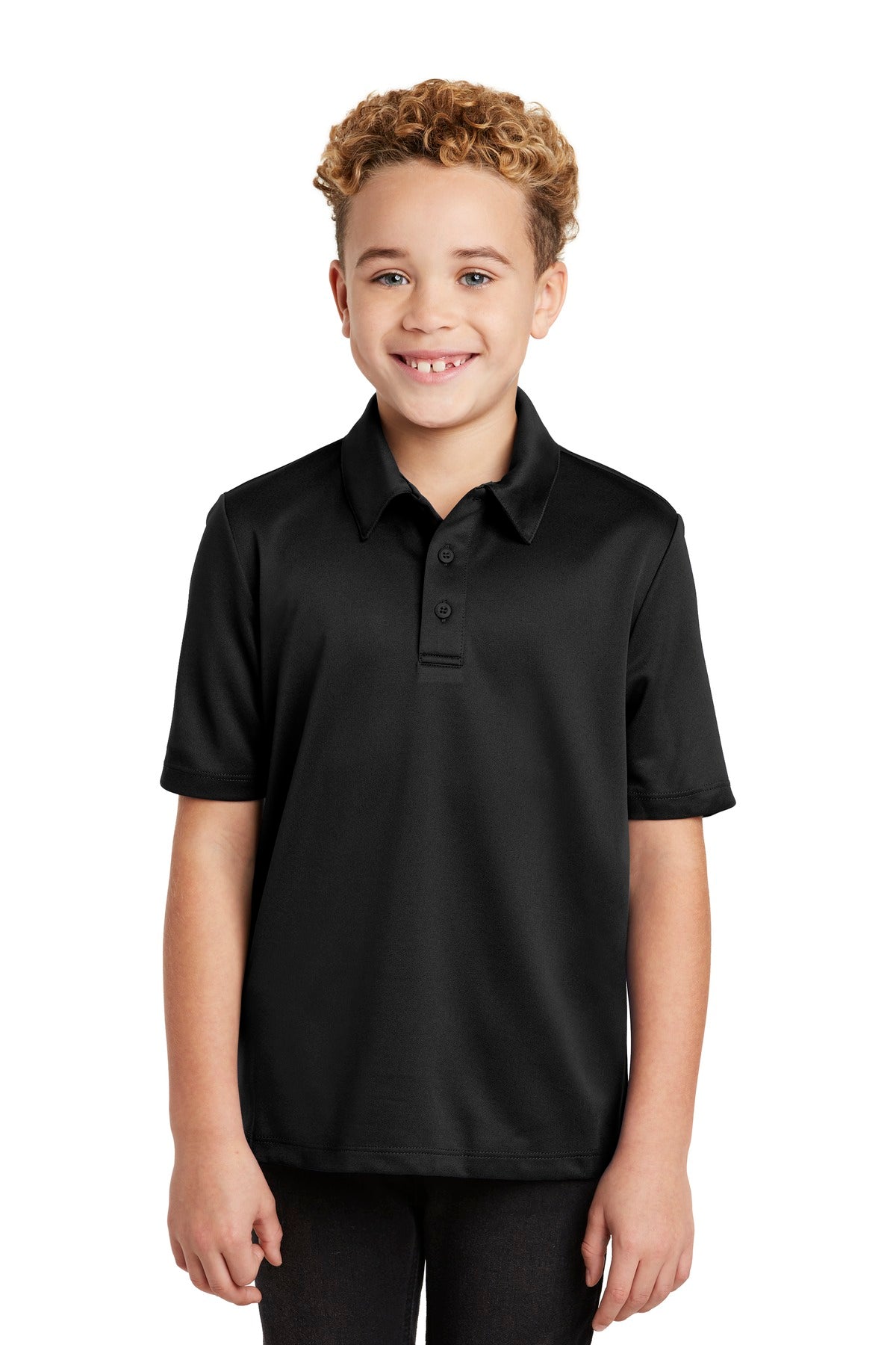 Custom Embroidery or DTF Print - Port Authority ® Youth Silk Touch™ Performance Polo. Y540