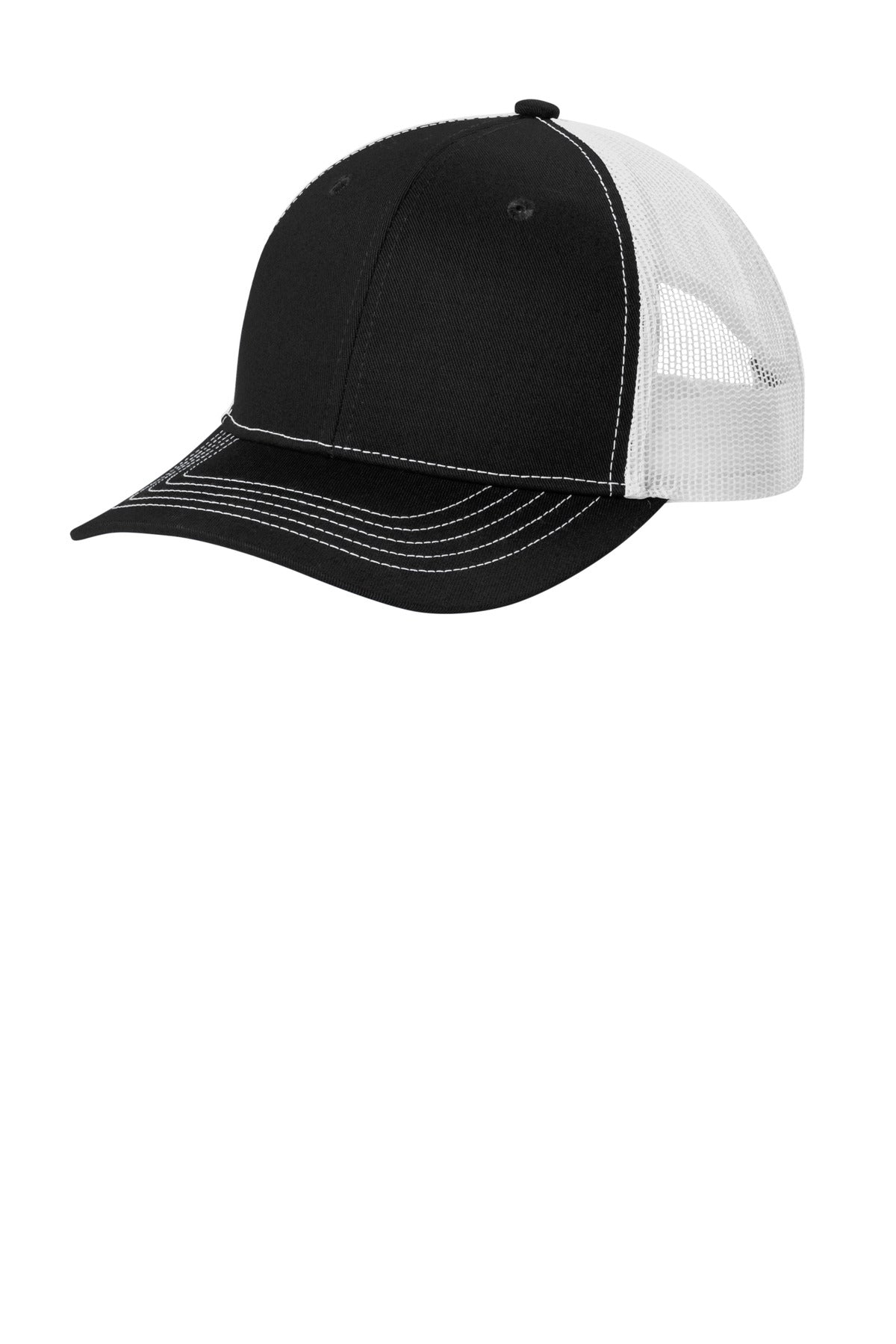 Custom Embroidery or DTF Print - Port Authority ® Youth Snapback Trucker Cap YC402