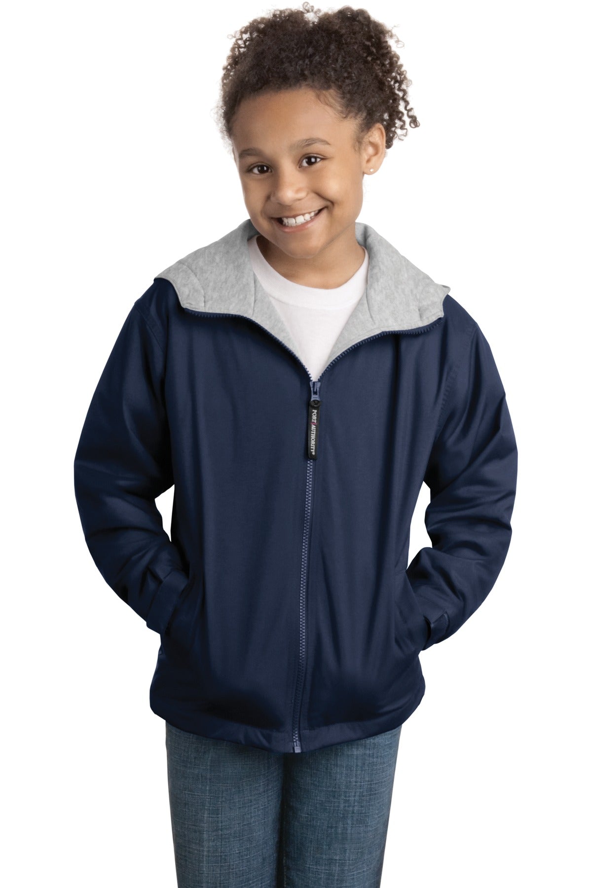 Custom Embroidery or DTF Print - Port Authority ® Youth Team Jacket. YJP56