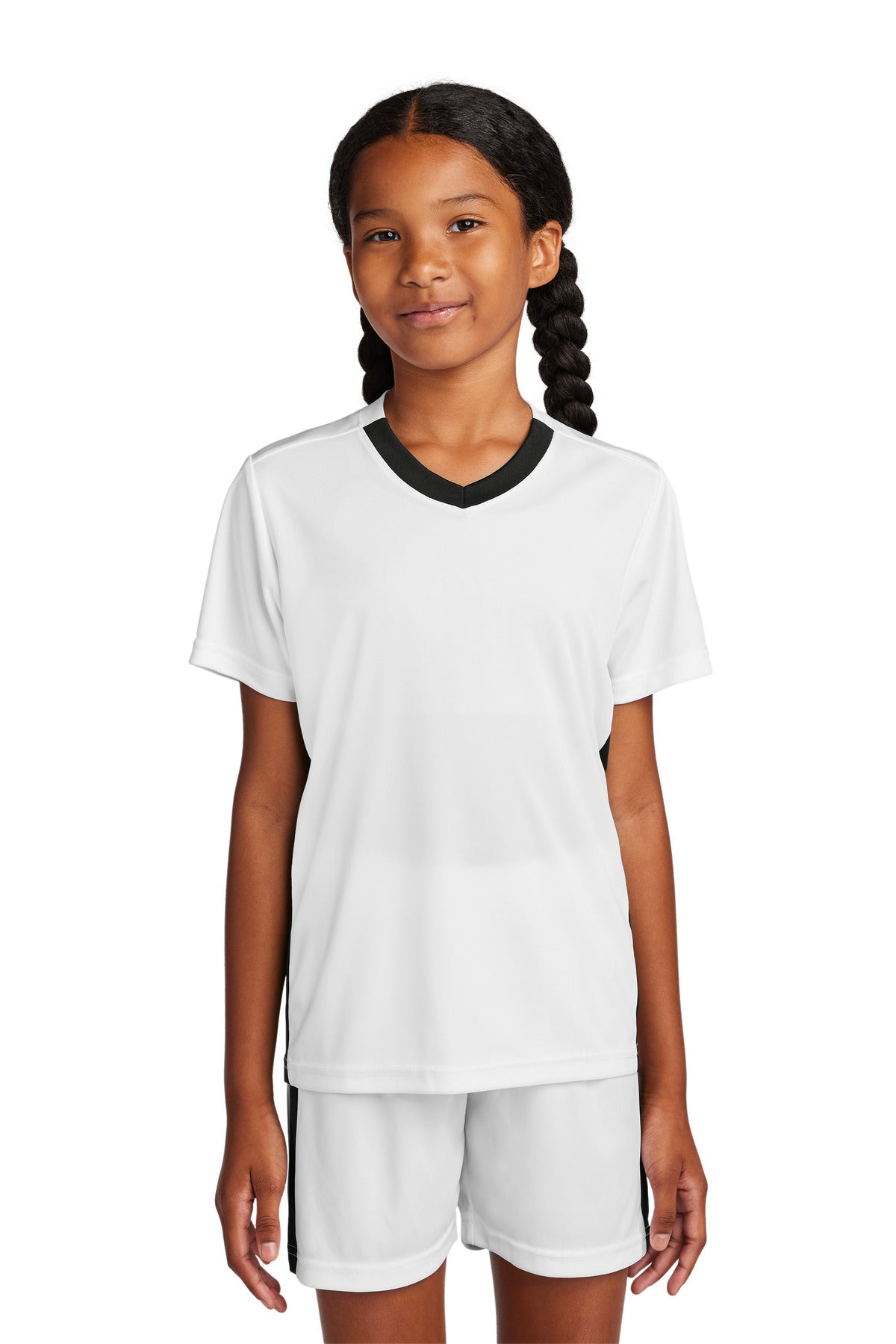 Custom Embroidery or DTF Print - Sport-Tek ® Youth Competitor ™ United V-Neck YST101