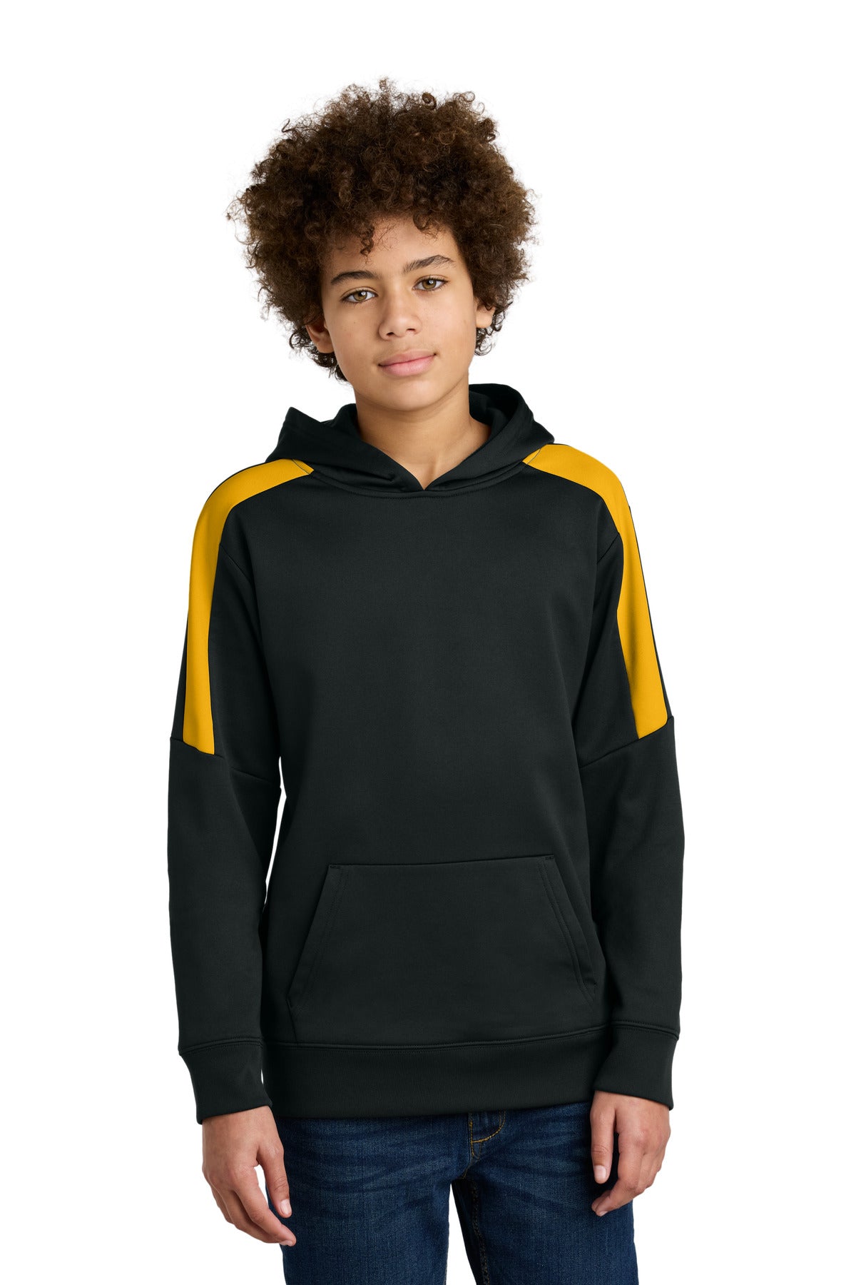 Custom Embroidery or DTF Print - Sport-Tek ® Youth Sport-Wick ® Fleece United Pullover Hoodie YST255