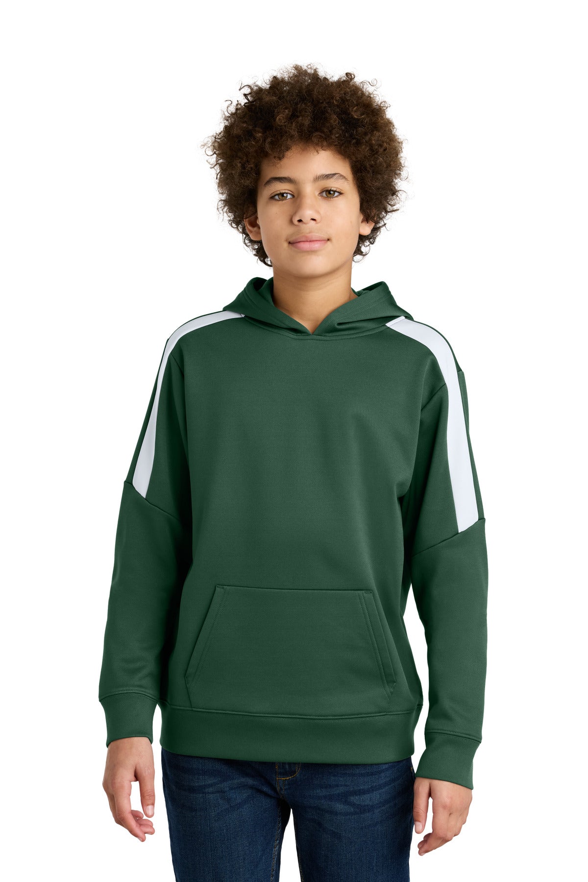 Custom Embroidery or DTF Print - Sport-Tek ® Youth Sport-Wick ® Fleece United Pullover Hoodie YST255