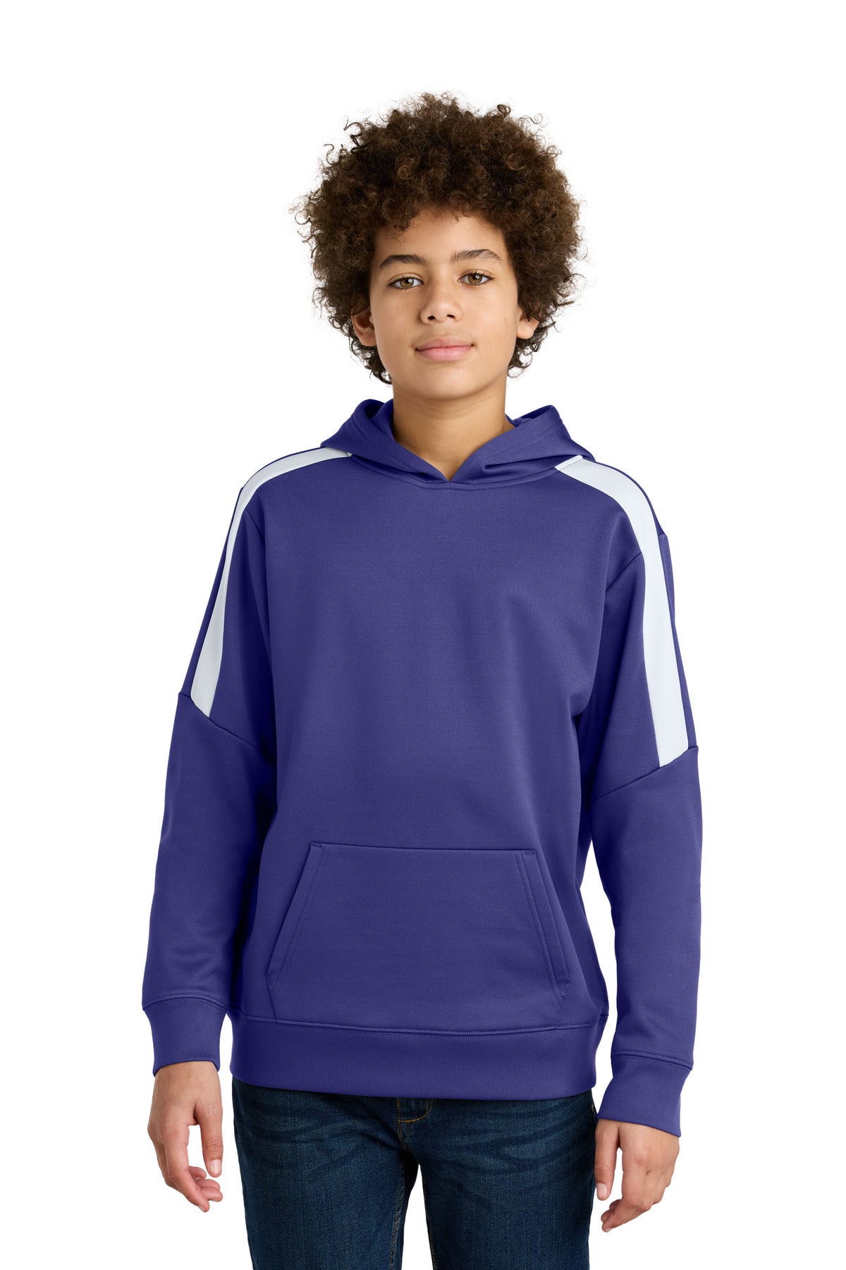 Custom Embroidery or DTF Print - Sport-Tek ® Youth Sport-Wick ® Fleece United Pullover Hoodie YST255