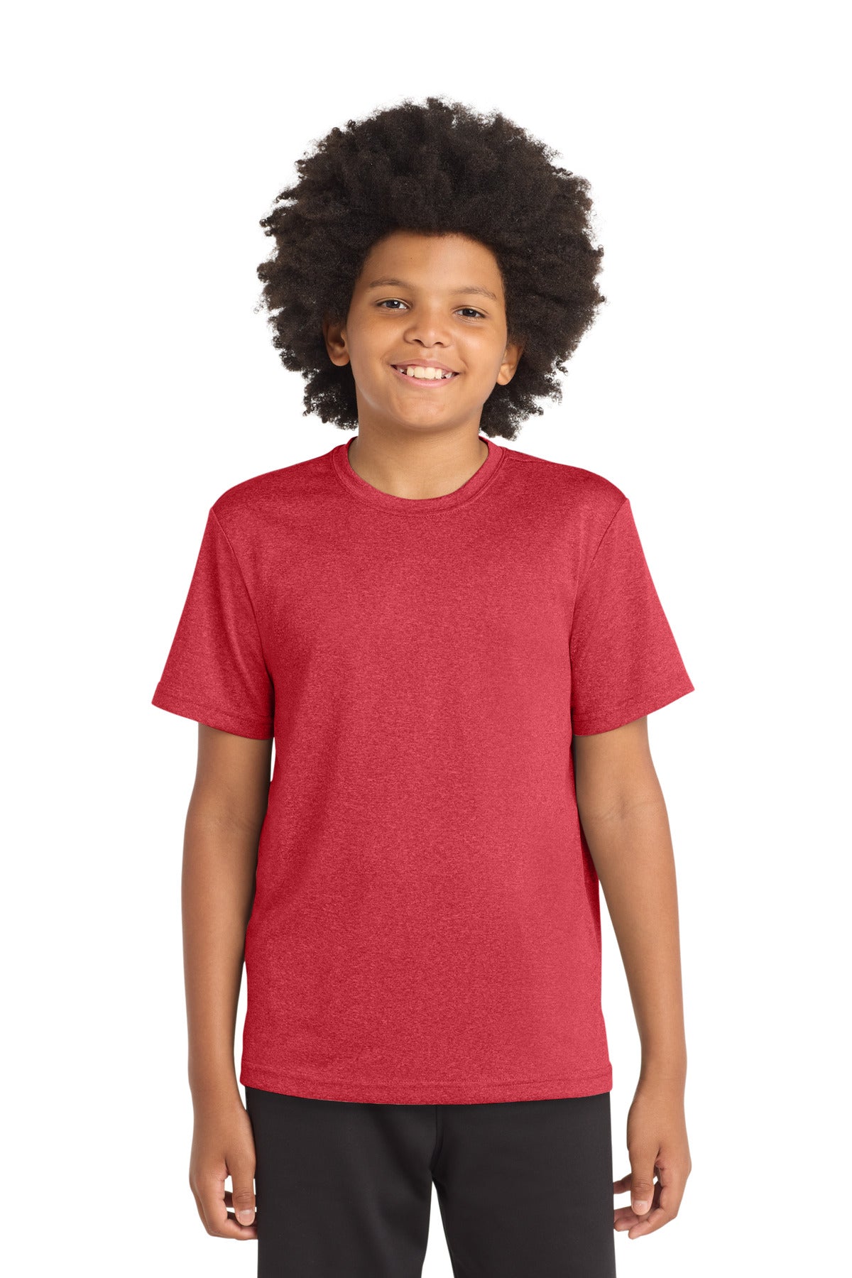 Custom Embroidery or DTF Print - Sport-Tek ® Youth Heather Contender™ Tee. YST360